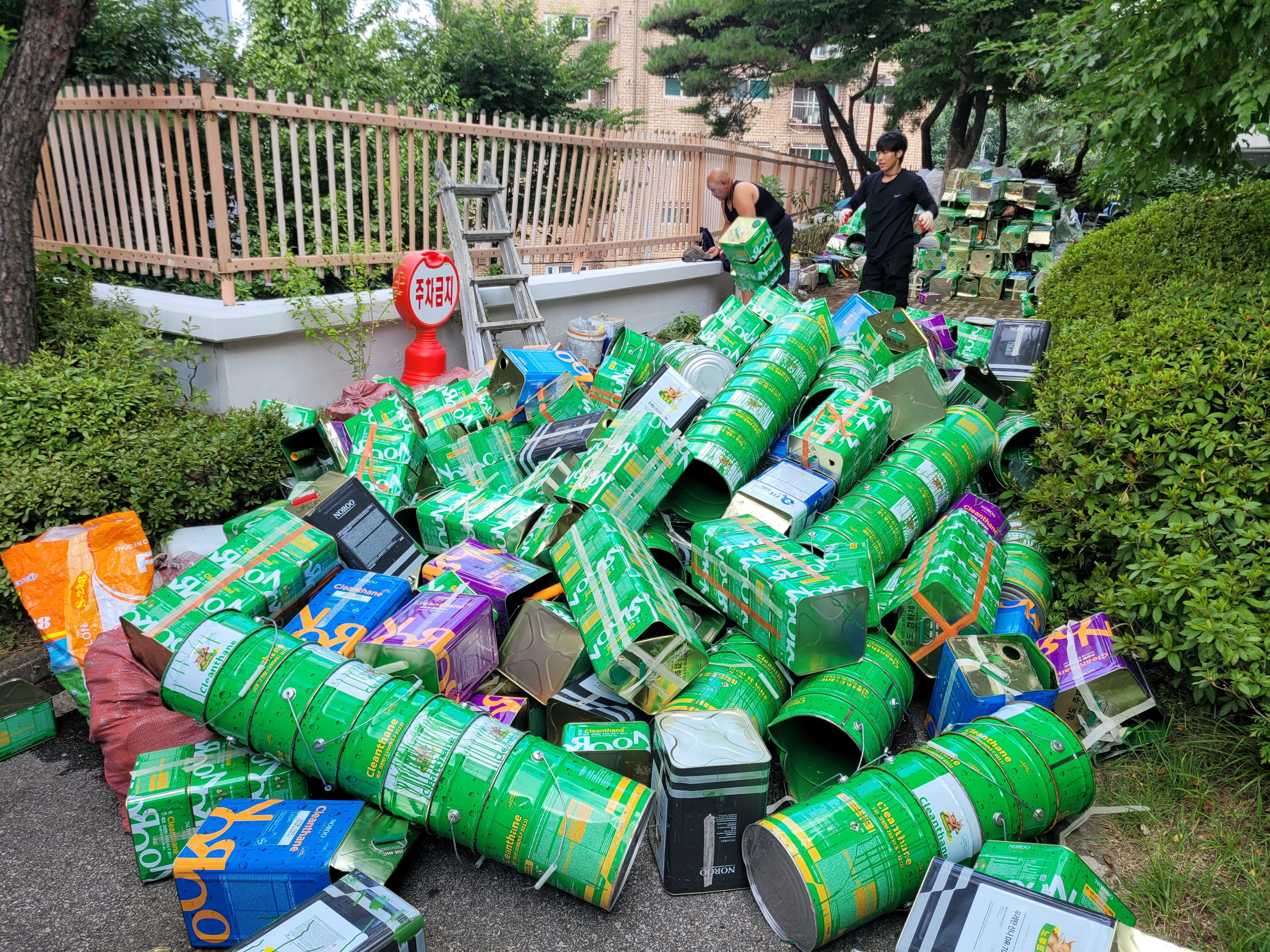 중계 청암3단지 아파트 — 아파트 도장