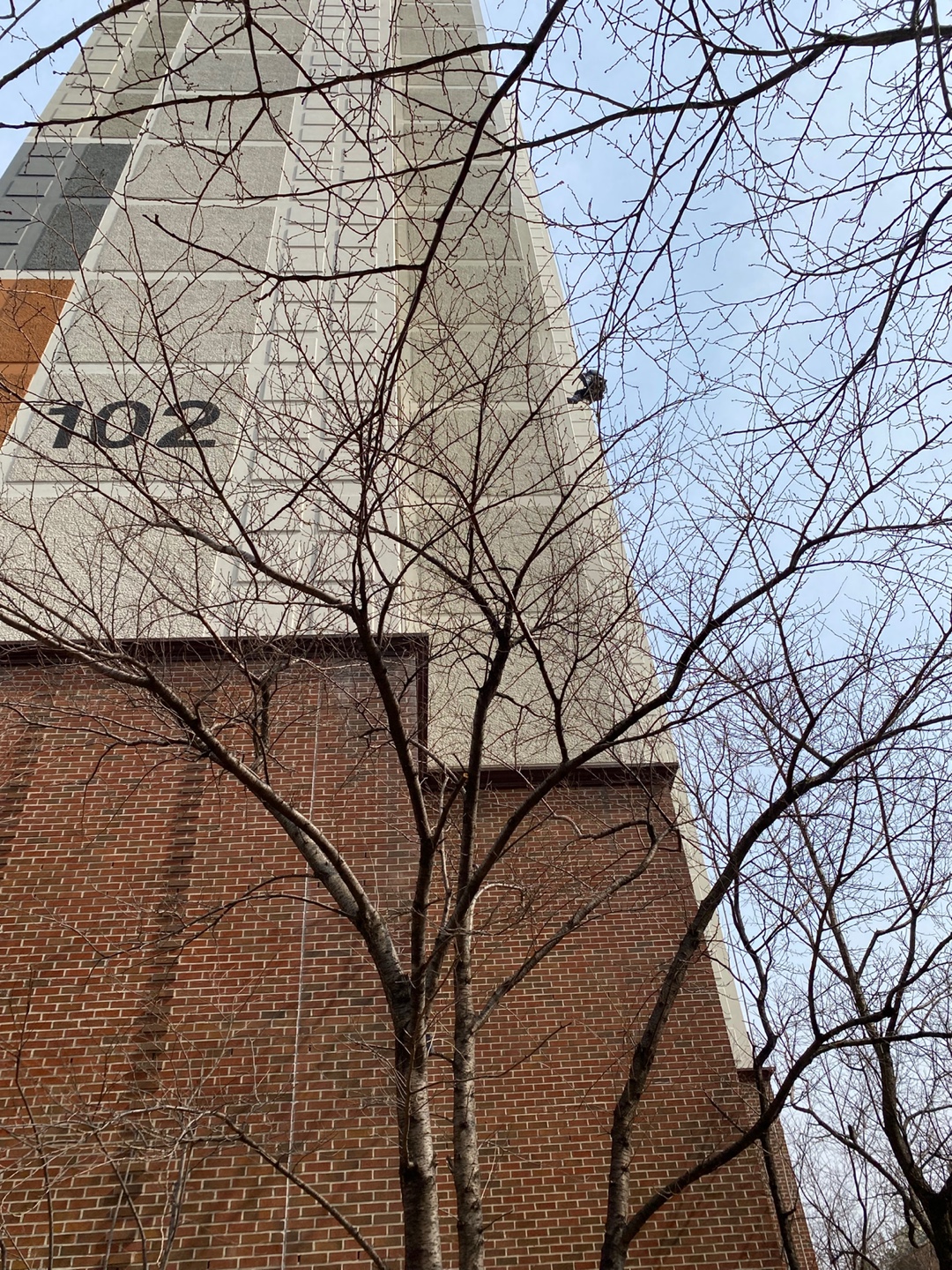 논현파크포레아파트 — 아파트 외벽