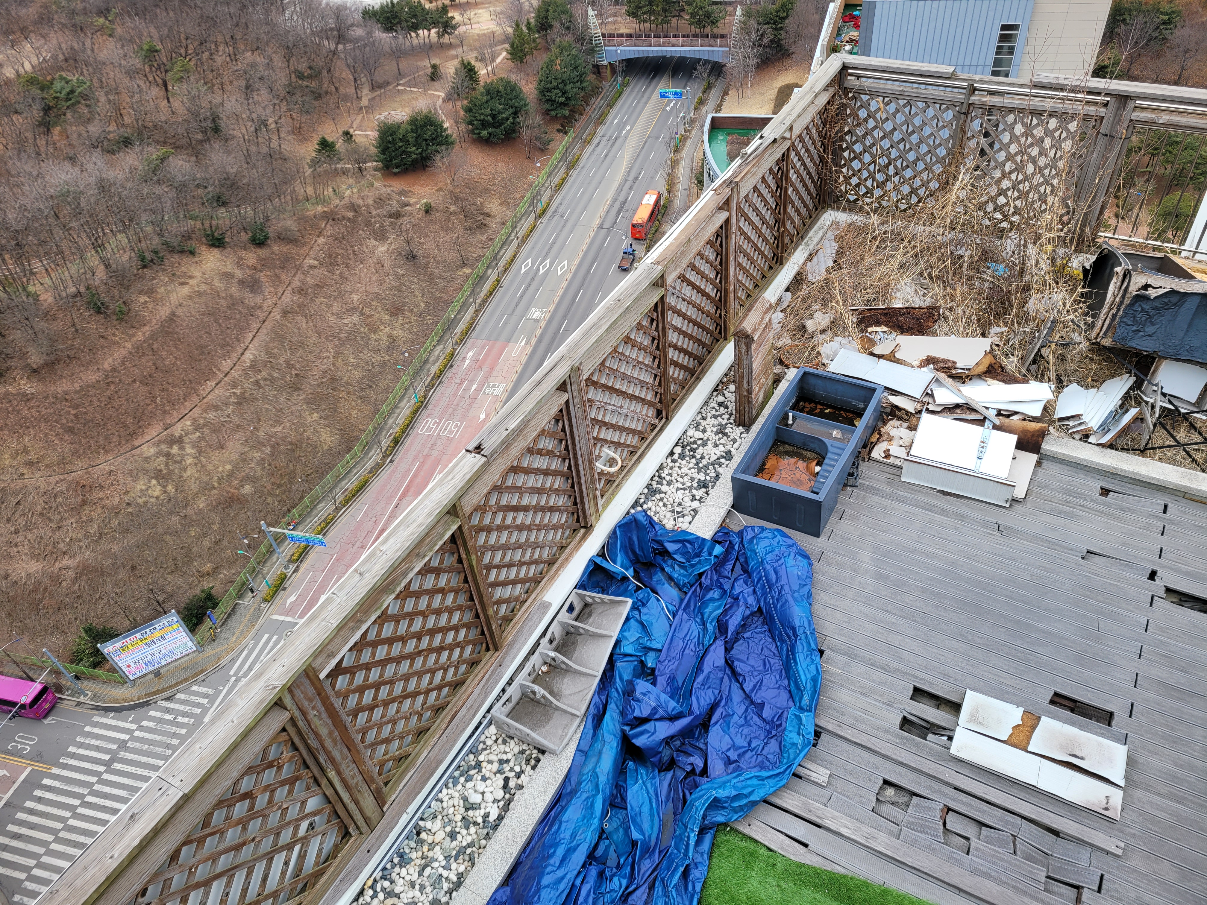 논현파크포레아파트 — 아파트 외벽