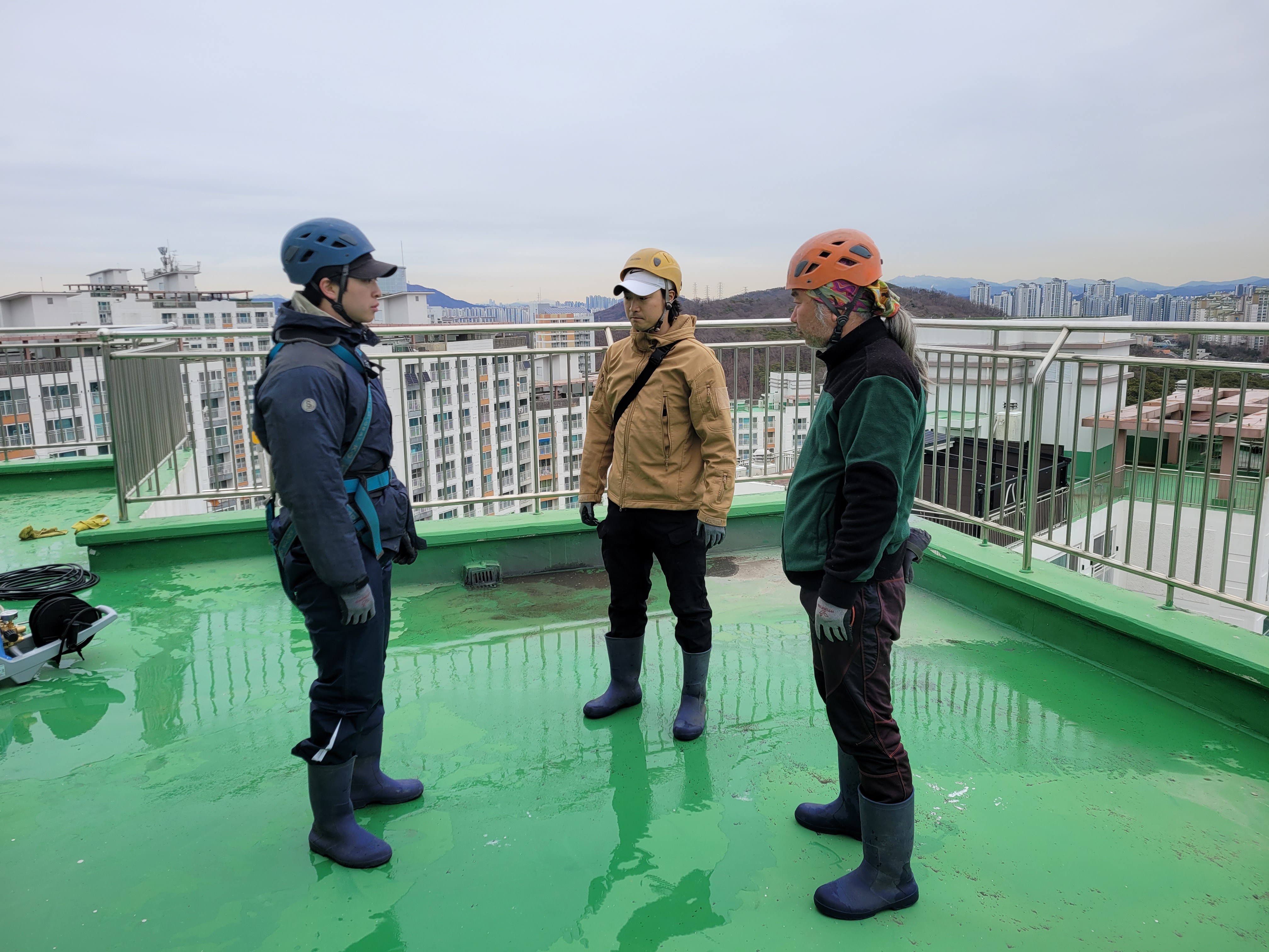 논현파크포레아파트 — 아파트 외벽