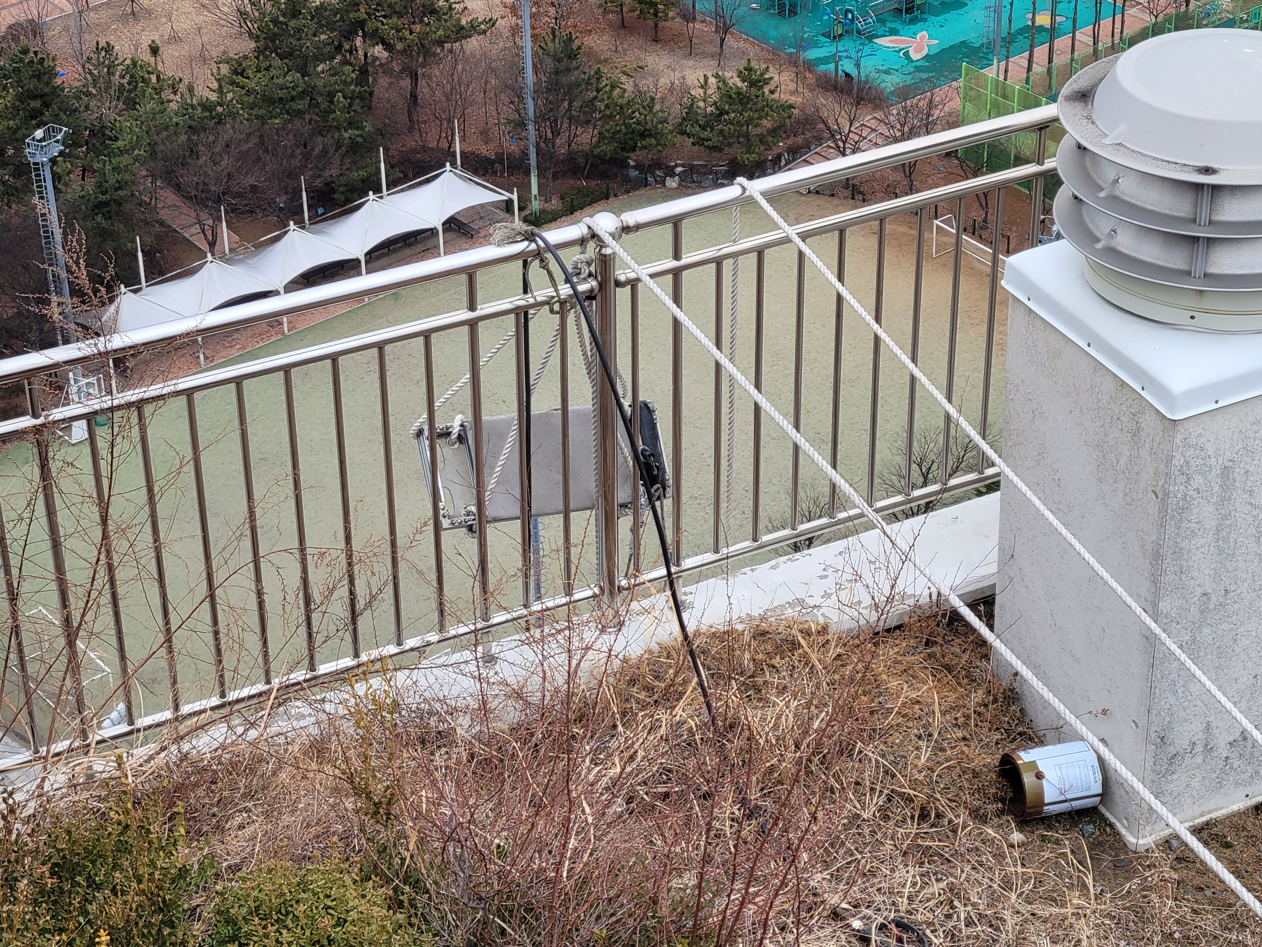 논현파크포레아파트 — 아파트 외벽