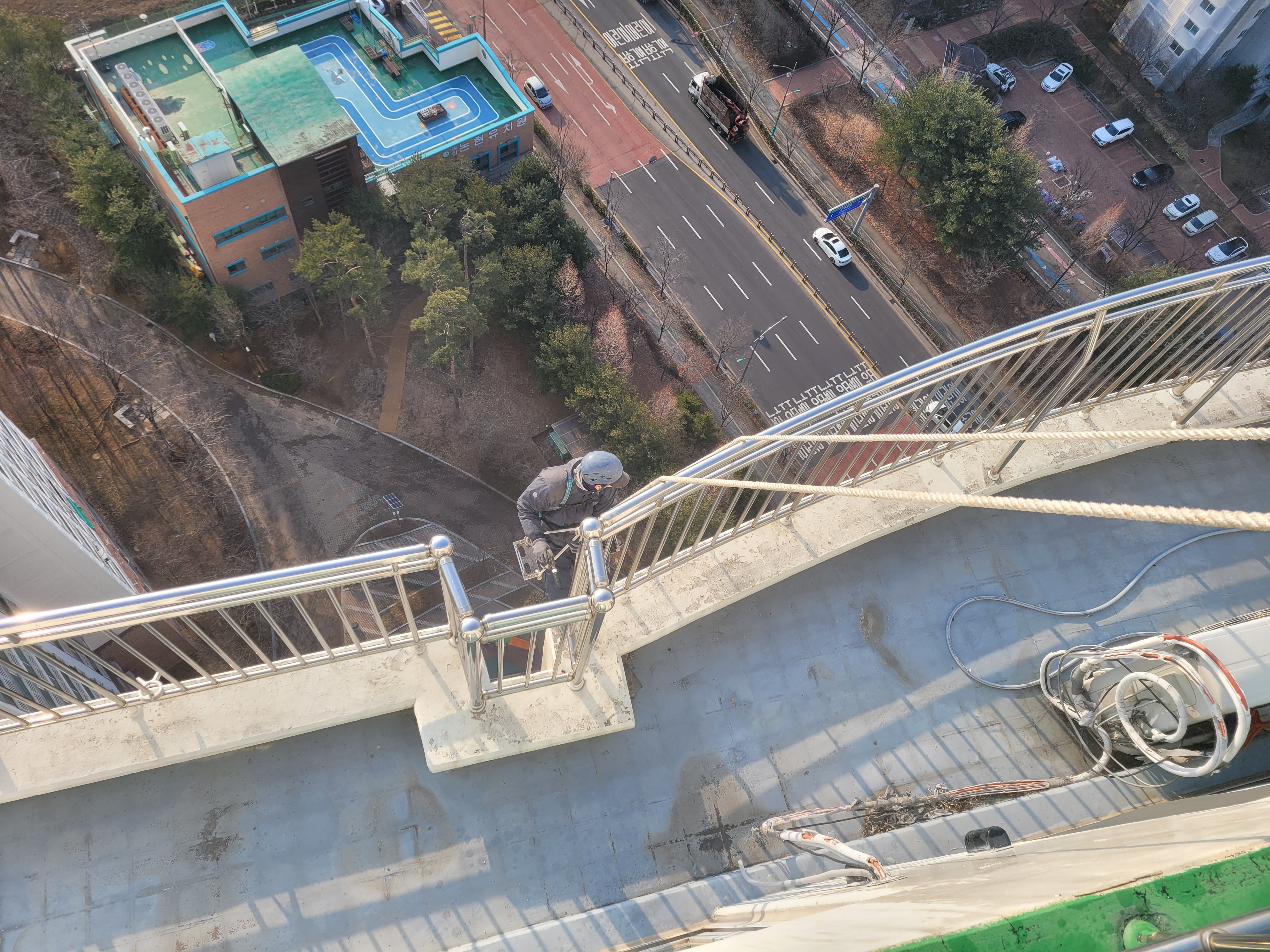 논현파크포레아파트 — 아파트 외벽