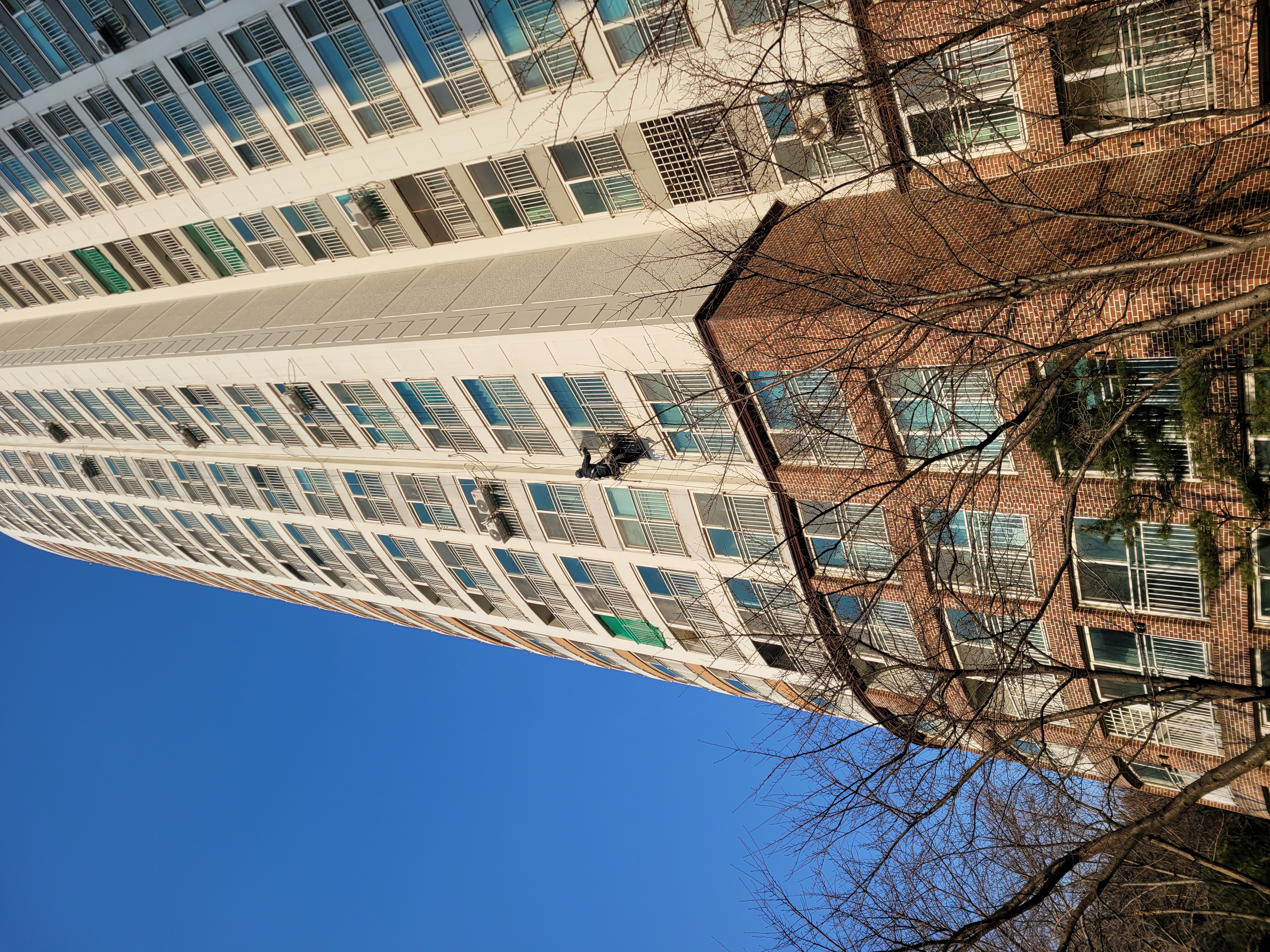 논현파크포레아파트 — 아파트 외벽