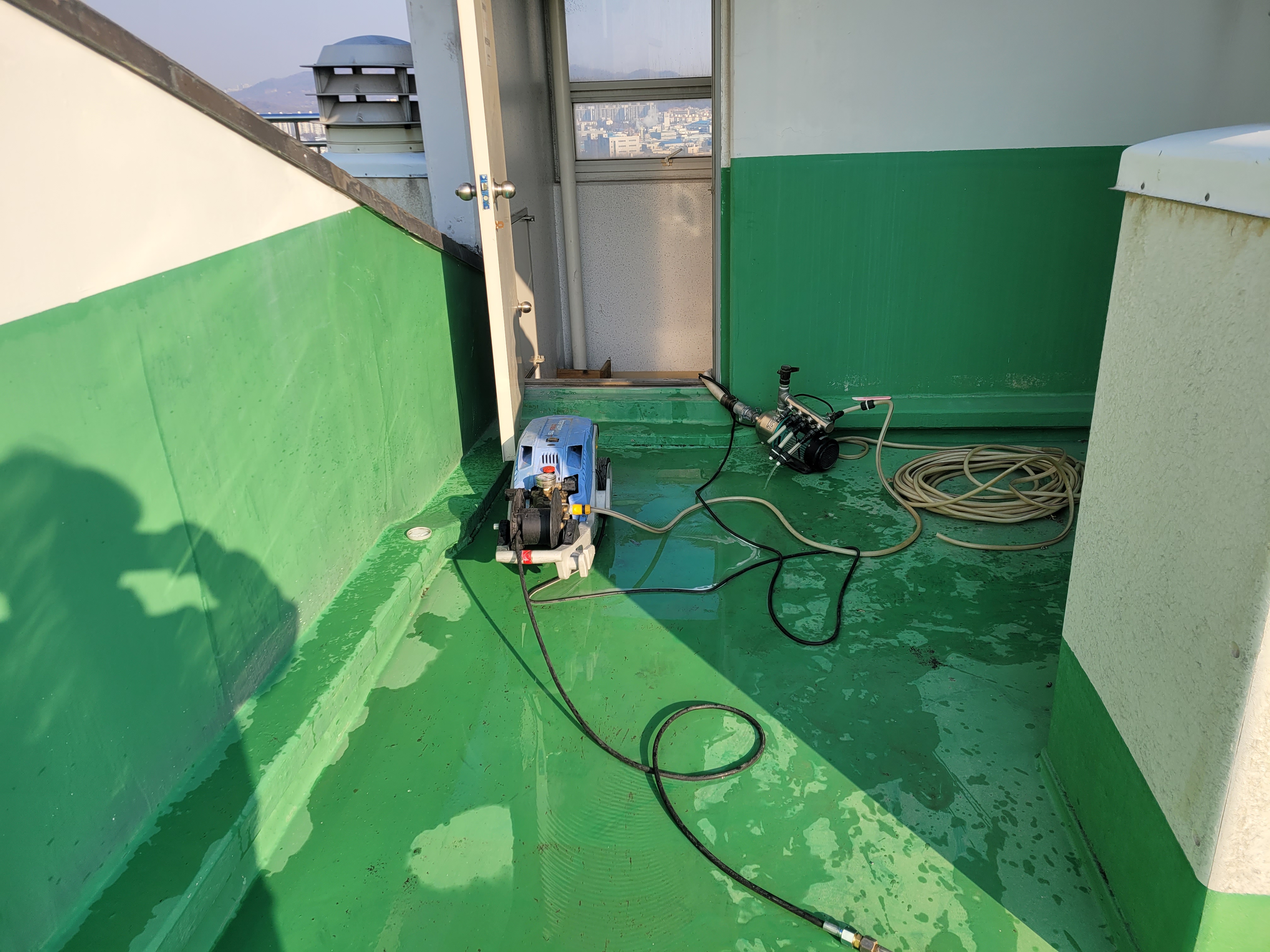 논현파크포레아파트 — 아파트 외벽