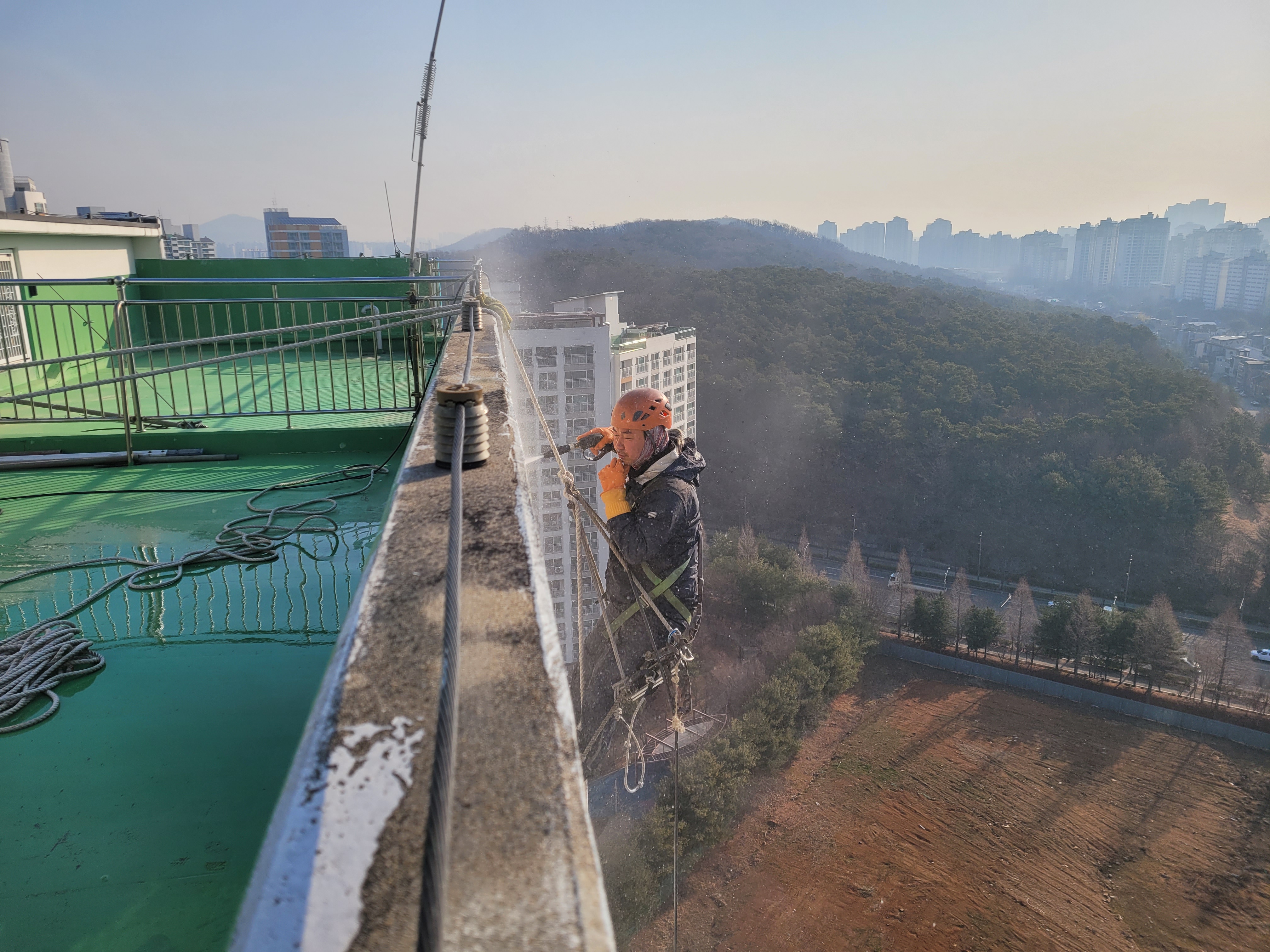 논현파크포레아파트 — 아파트 외벽