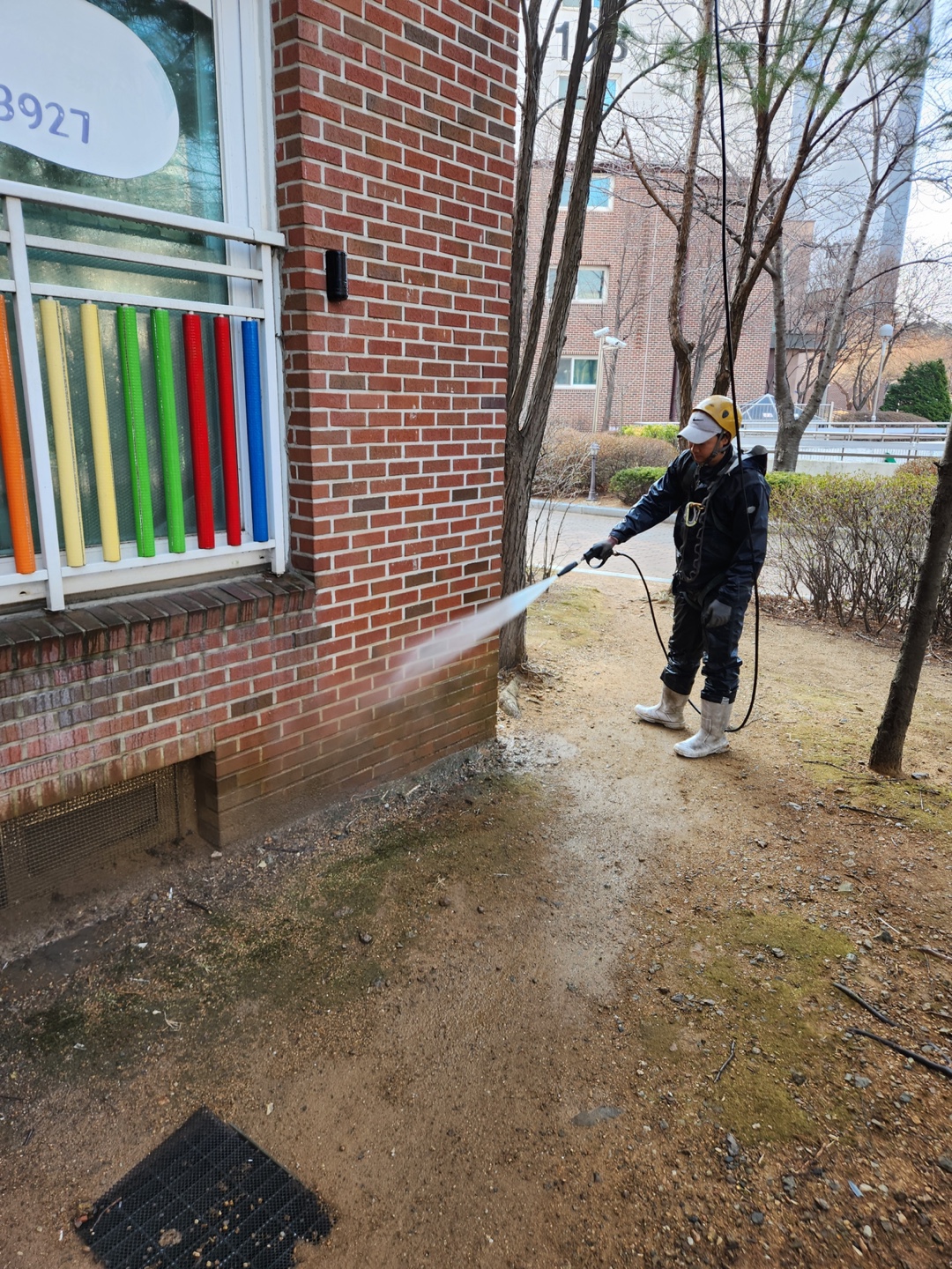 논현파크포레아파트 — 아파트 외벽