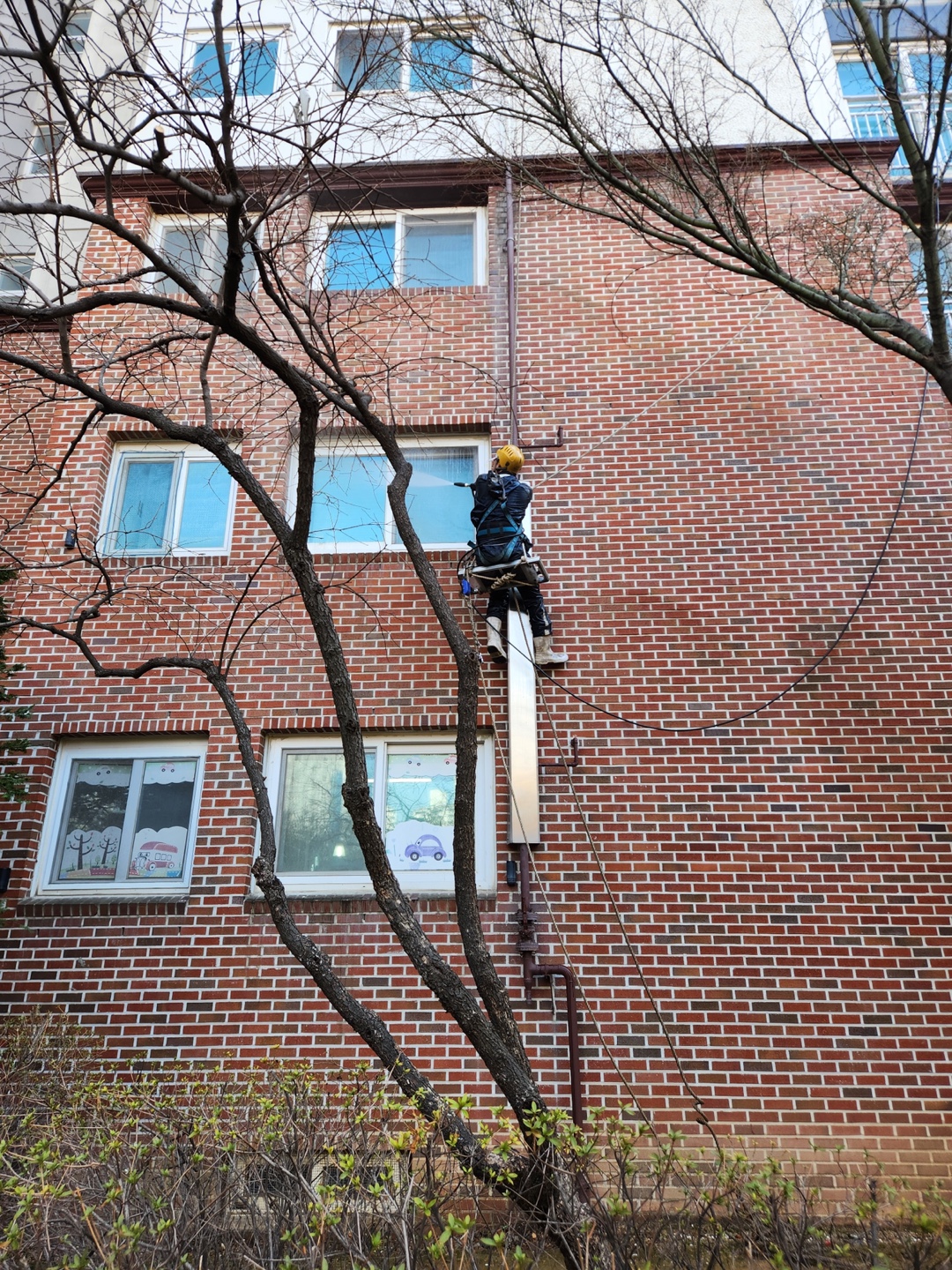 논현파크포레아파트 — 아파트 외벽