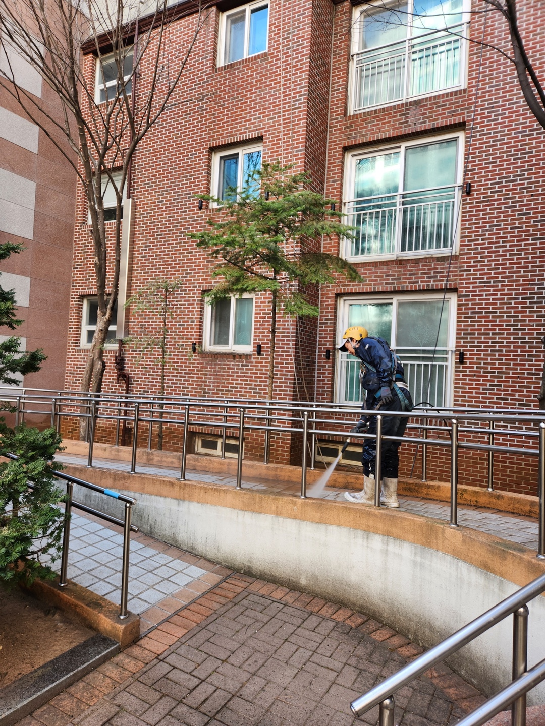 논현파크포레아파트 — 아파트 외벽