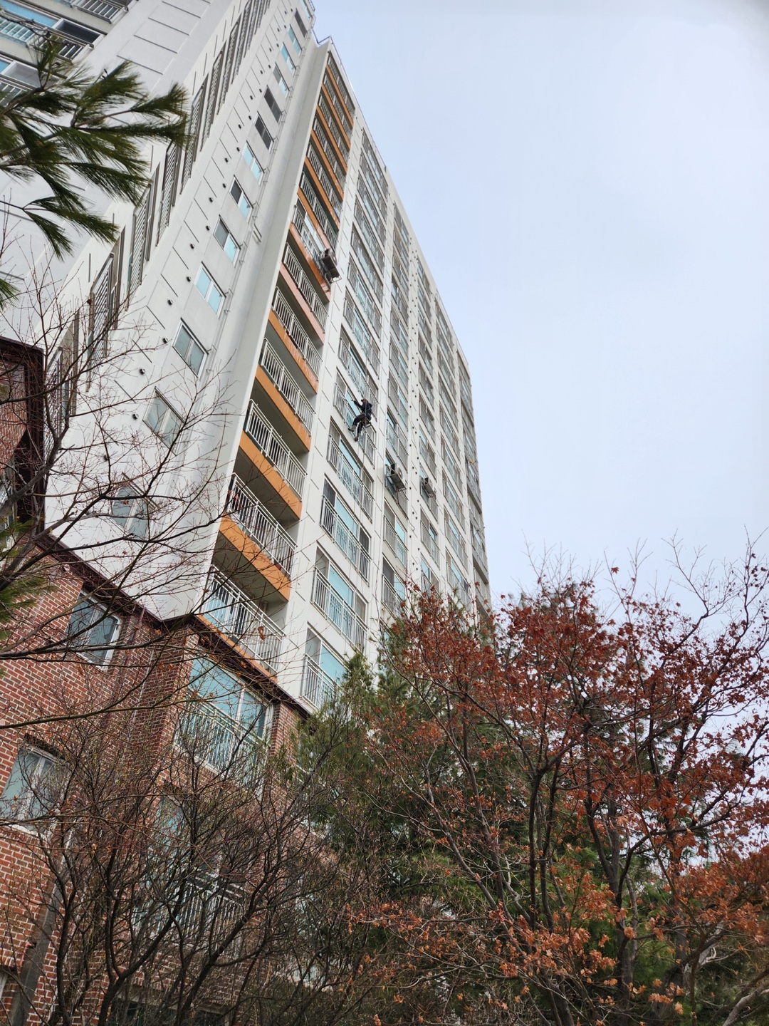 논현파크포레아파트 — 아파트 외벽