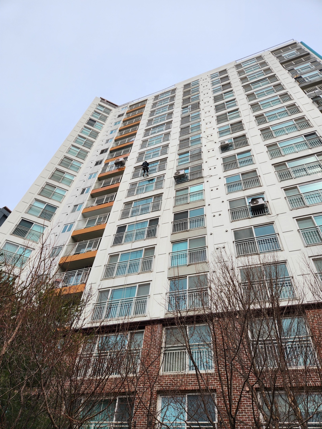 논현파크포레아파트 — 아파트 외벽