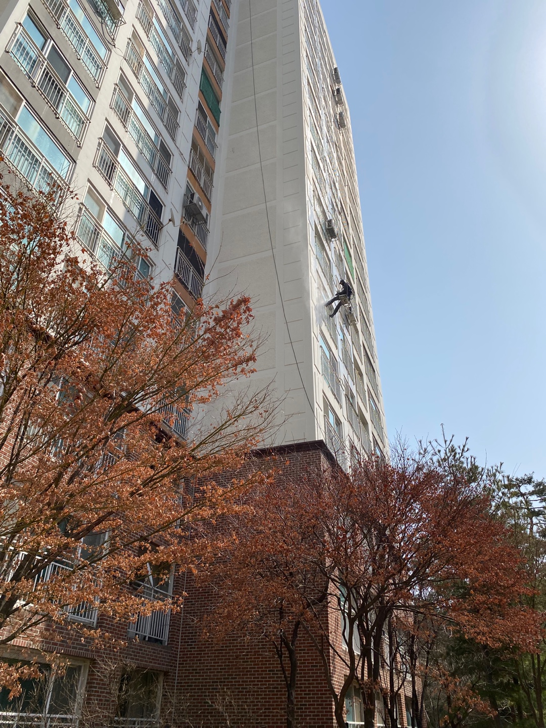 논현파크포레아파트 — 아파트 외벽