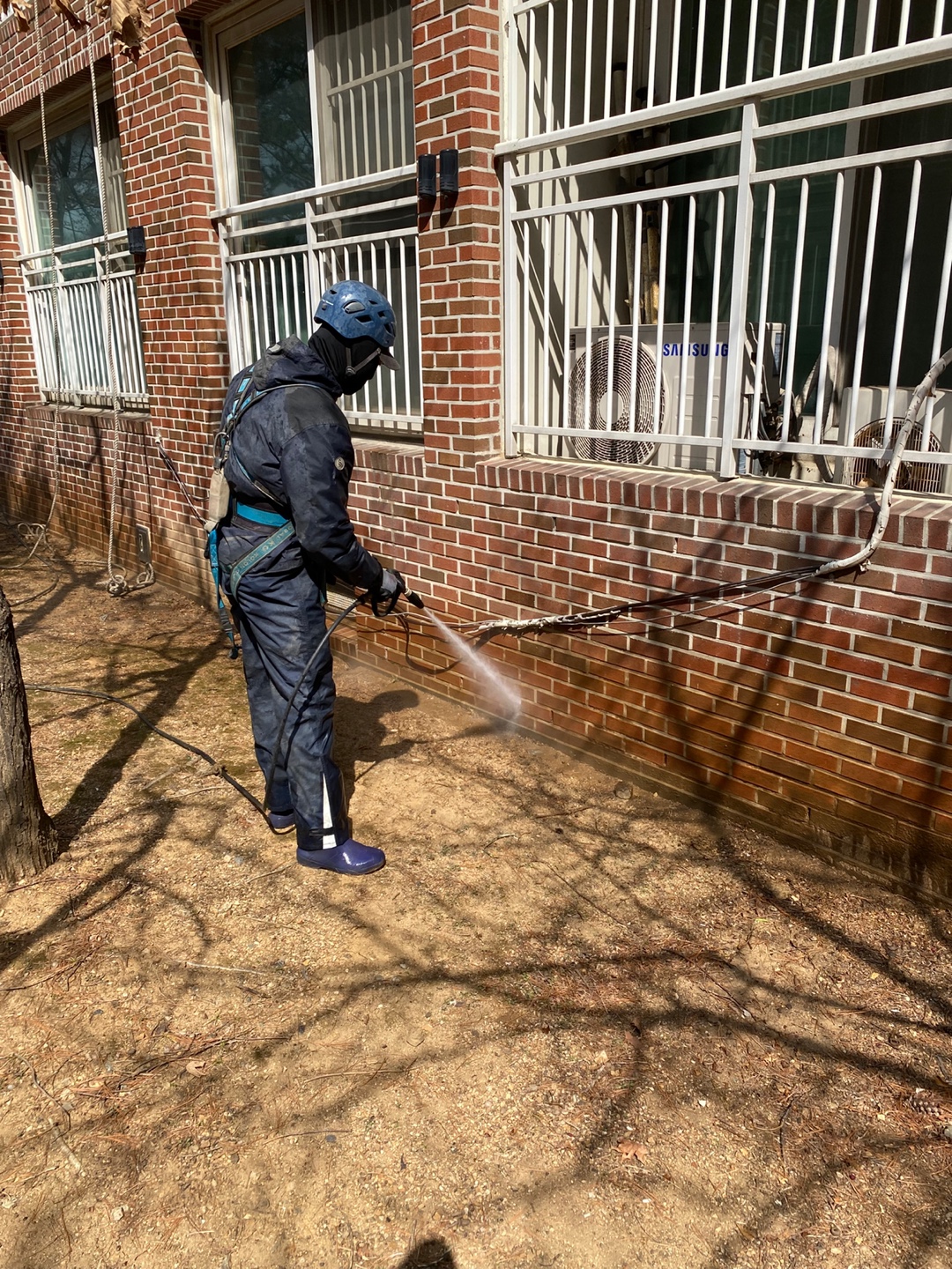 논현파크포레아파트 — 아파트 외벽