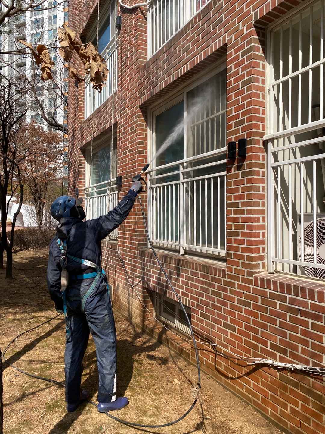 논현파크포레아파트 — 아파트 외벽