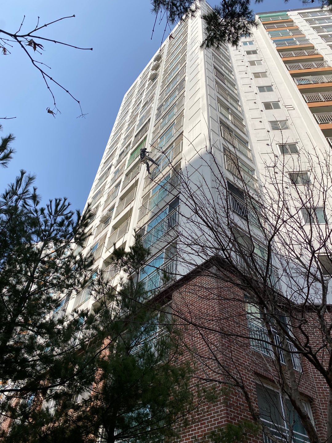 논현파크포레아파트 — 아파트 외벽