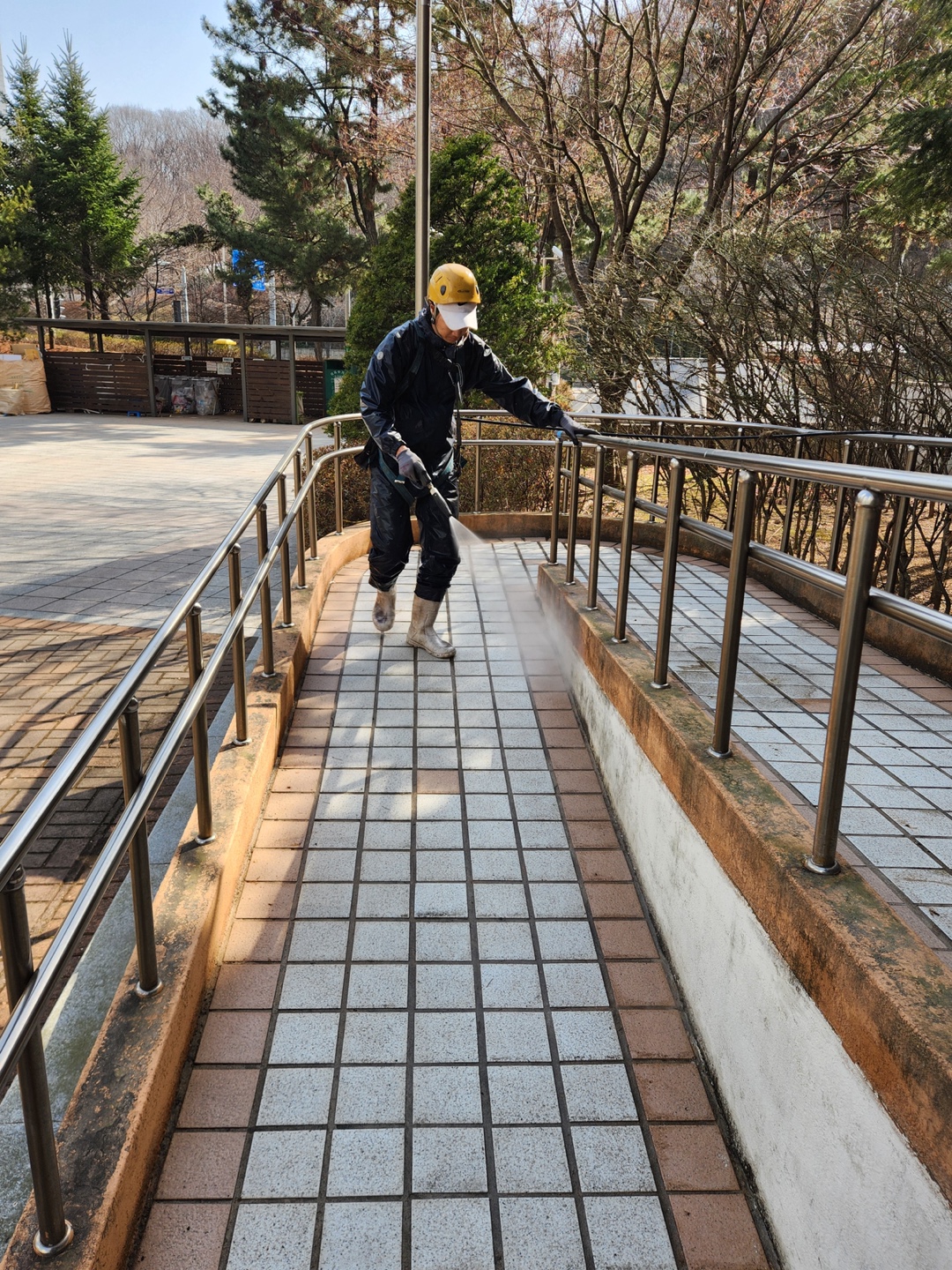 논현파크포레아파트 — 아파트 외벽