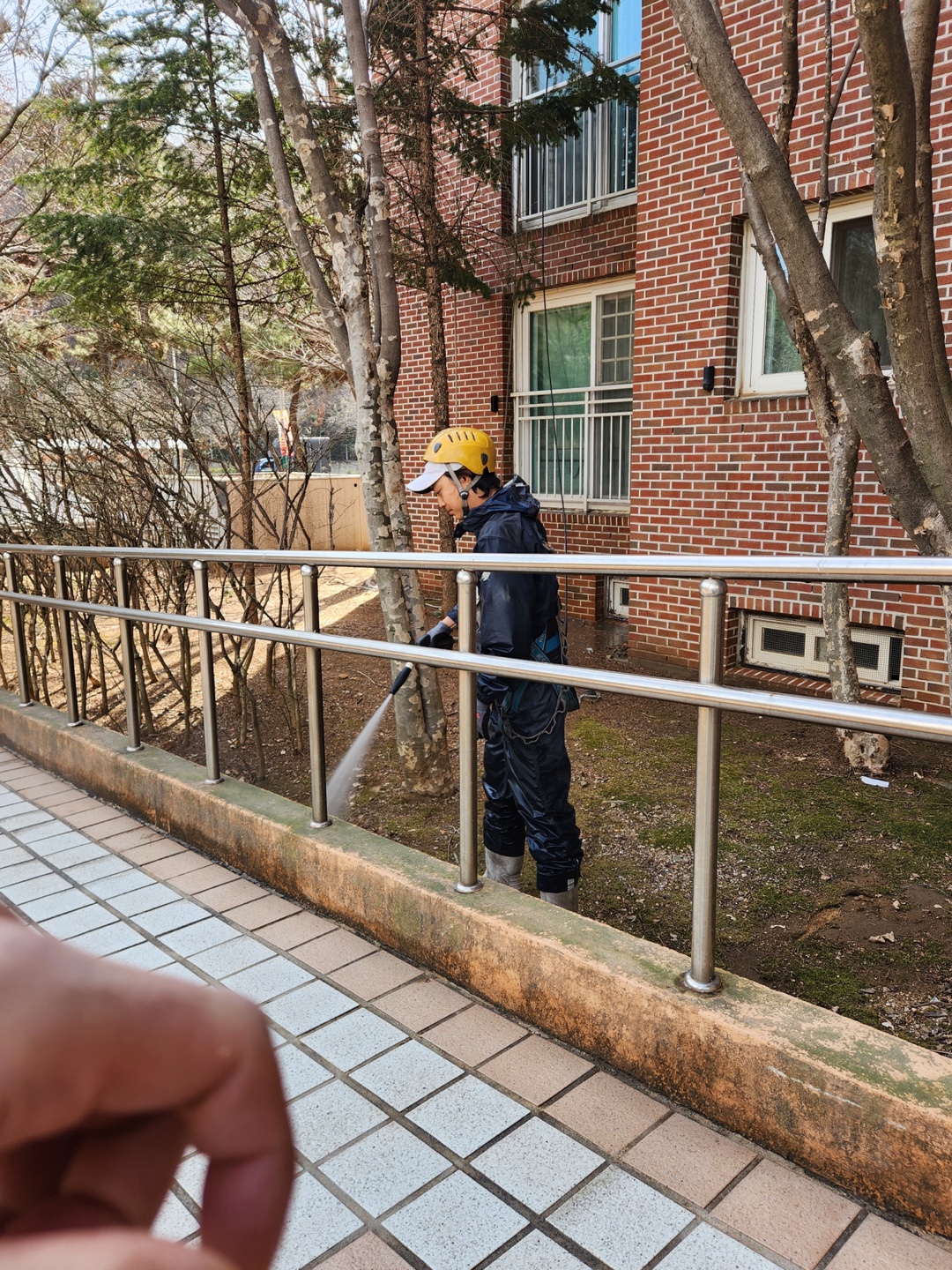 논현파크포레아파트 — 아파트 외벽