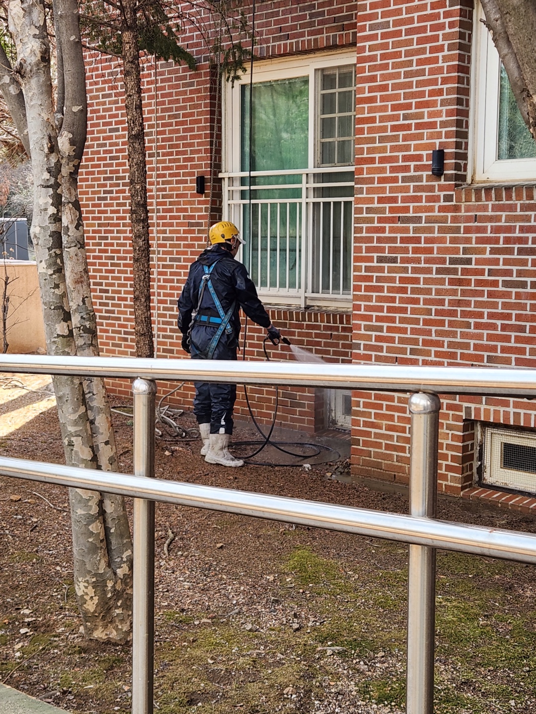 논현파크포레아파트 — 아파트 외벽