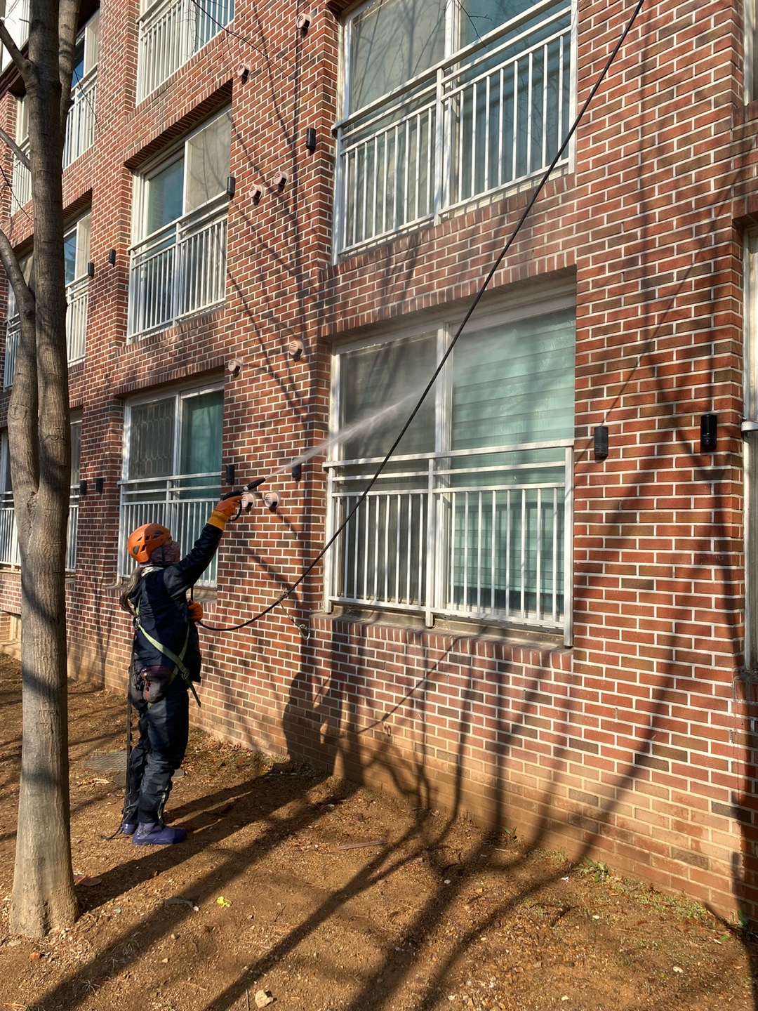 논현파크포레아파트 — 아파트 외벽