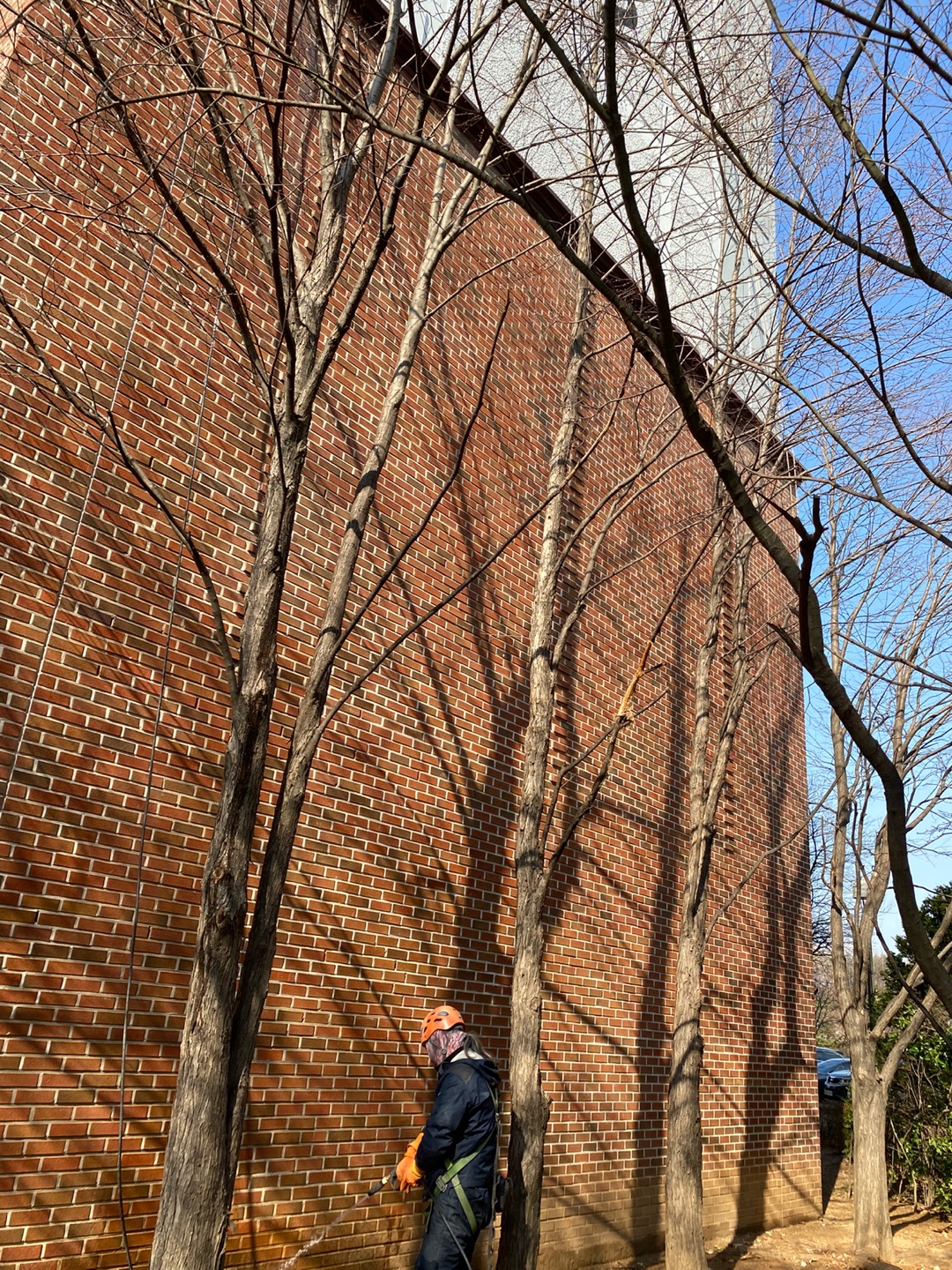 논현파크포레아파트 — 아파트 외벽