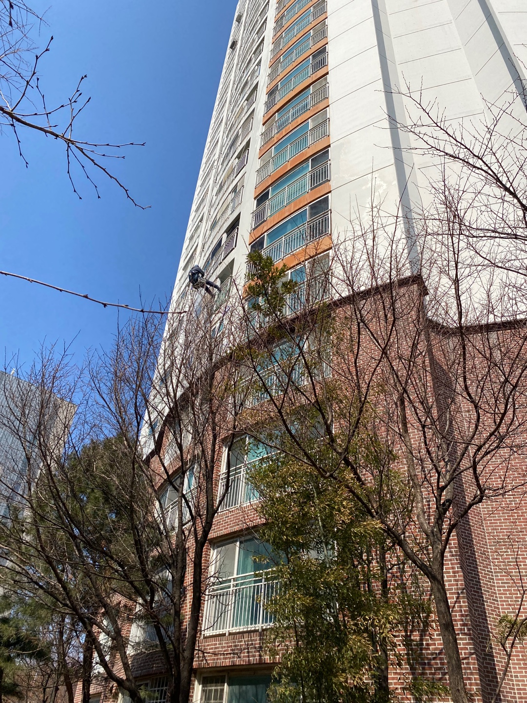 논현파크포레아파트 — 아파트 외벽