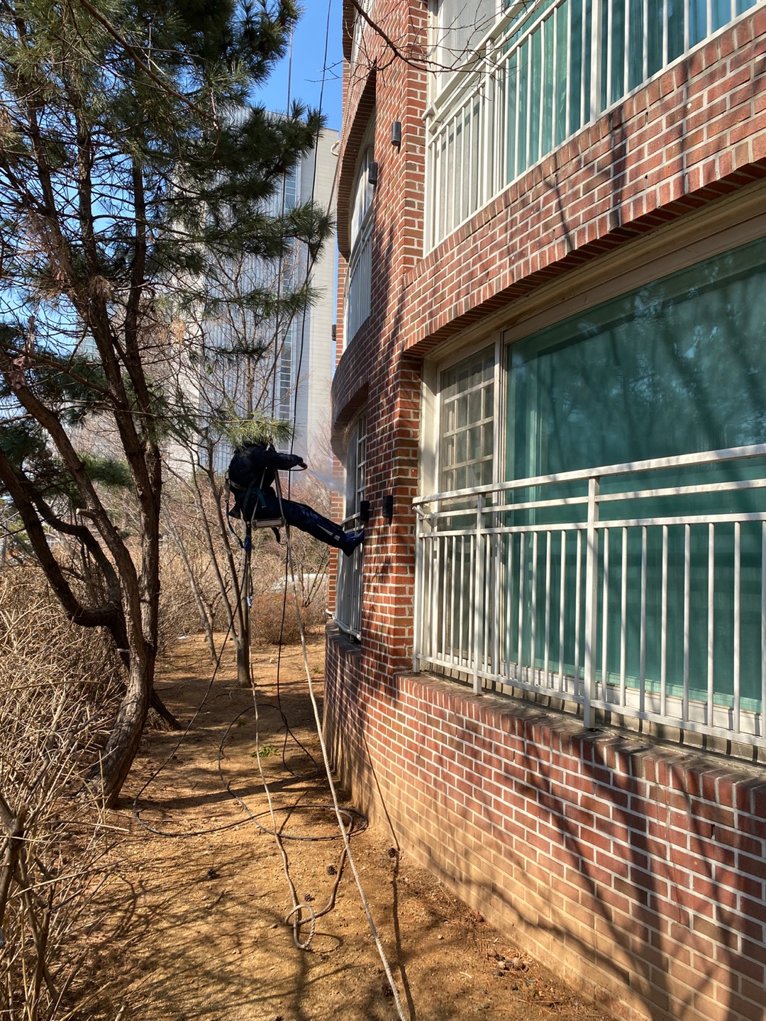 논현파크포레아파트 — 아파트 외벽