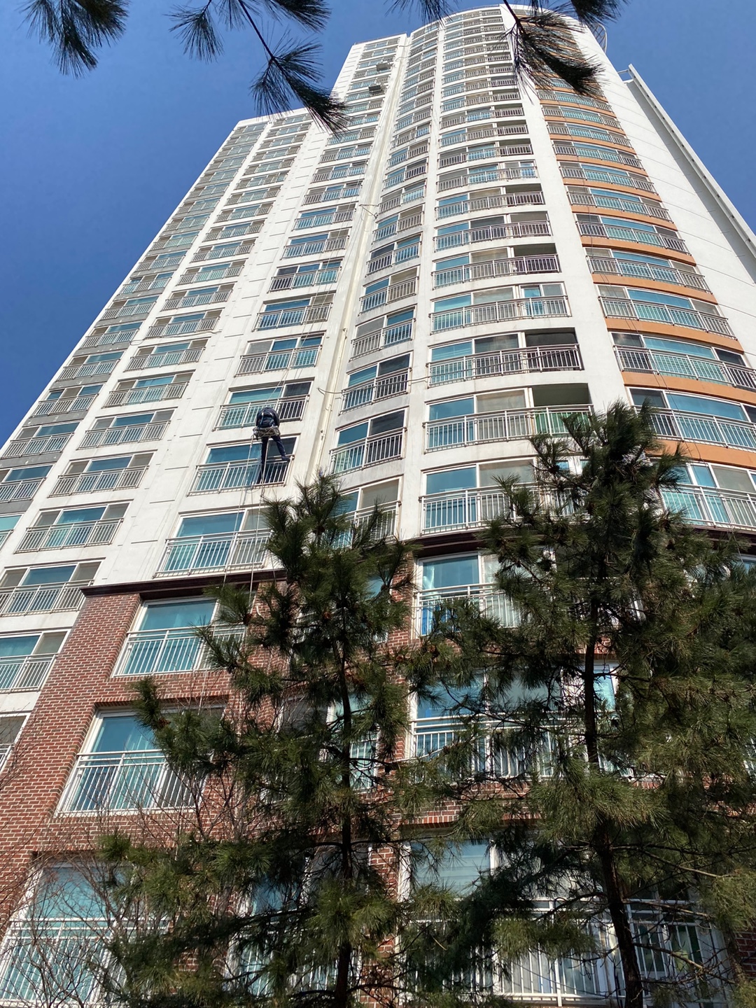 논현파크포레아파트 — 아파트 외벽