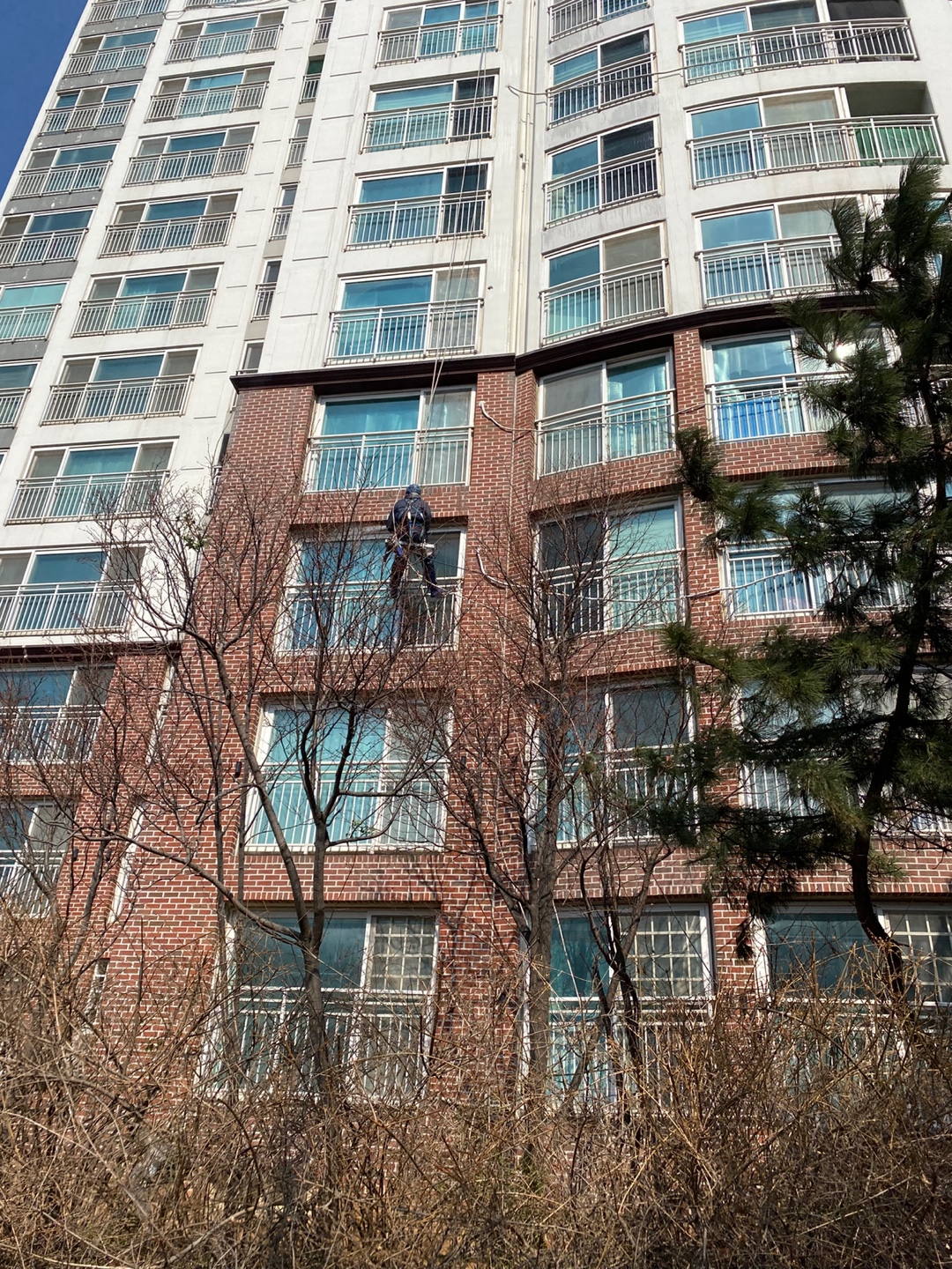 논현파크포레아파트 — 아파트 외벽