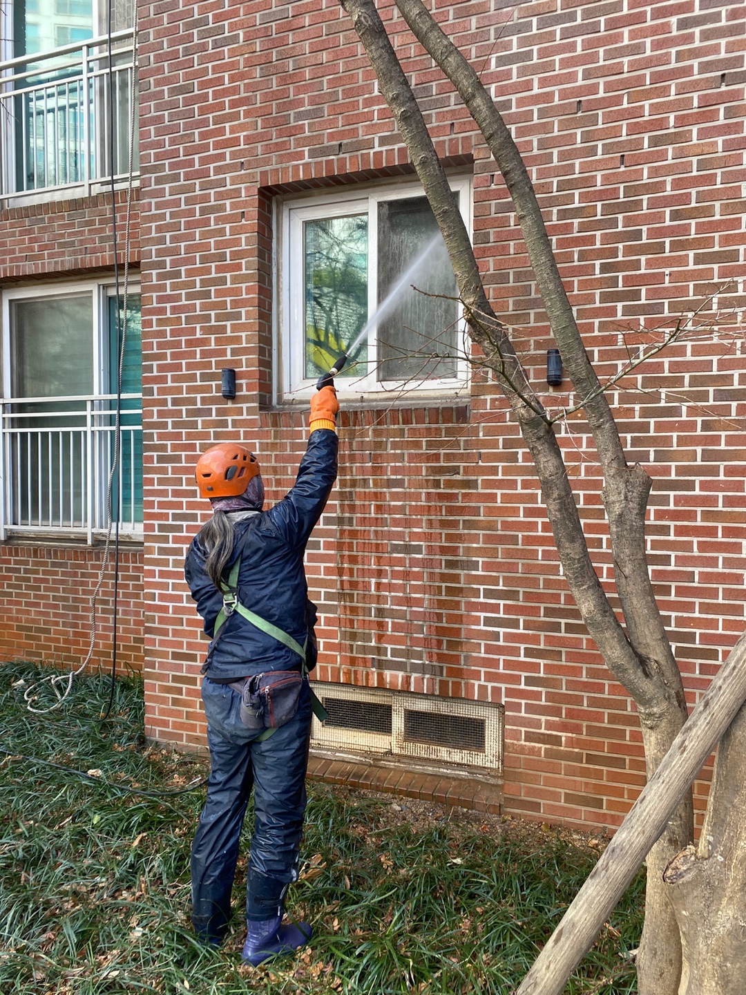 논현파크포레아파트 — 아파트 외벽