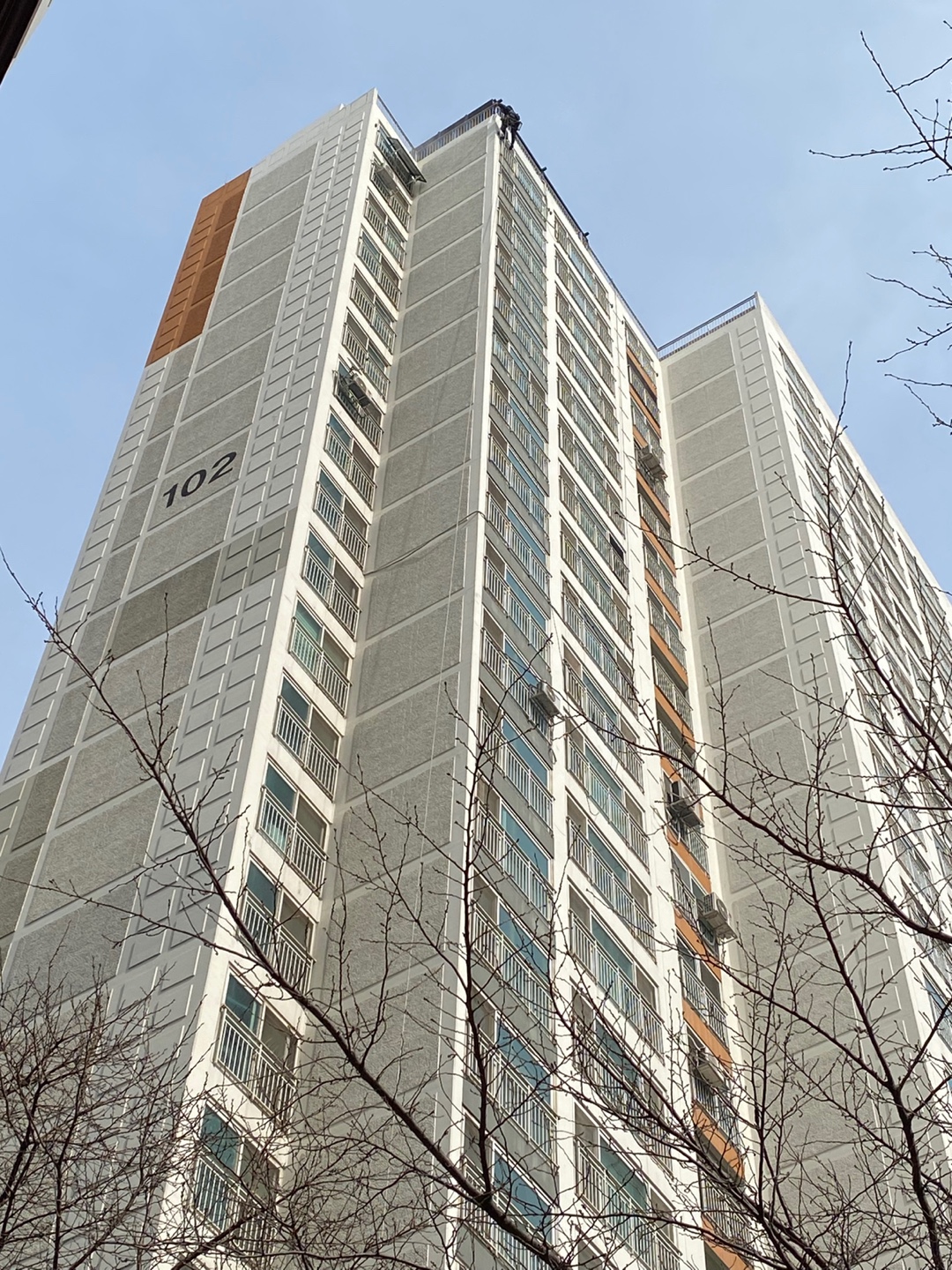 논현파크포레아파트 — 아파트 외벽