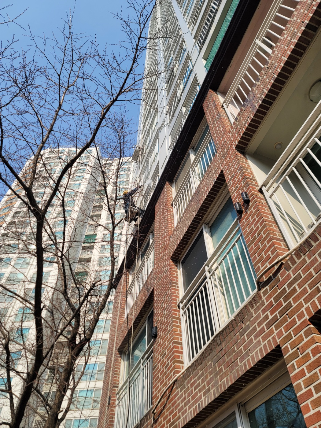 논현파크포레아파트 — 아파트 외벽