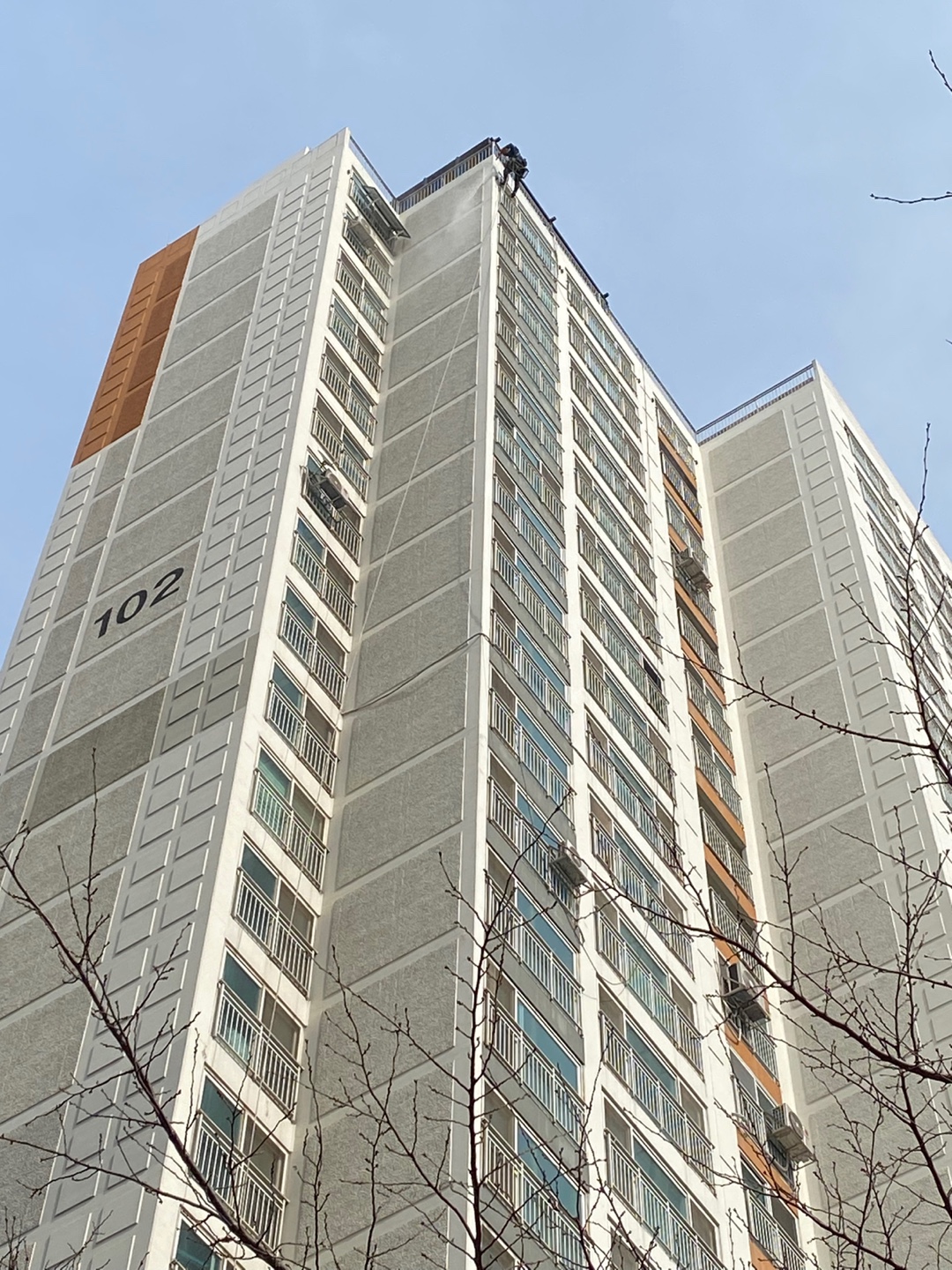 논현파크포레아파트 — 아파트 외벽