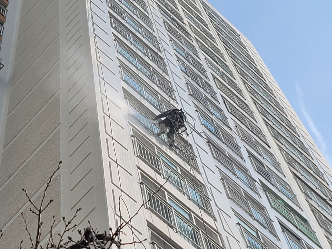 논현파크포레아파트 — 아파트 외벽