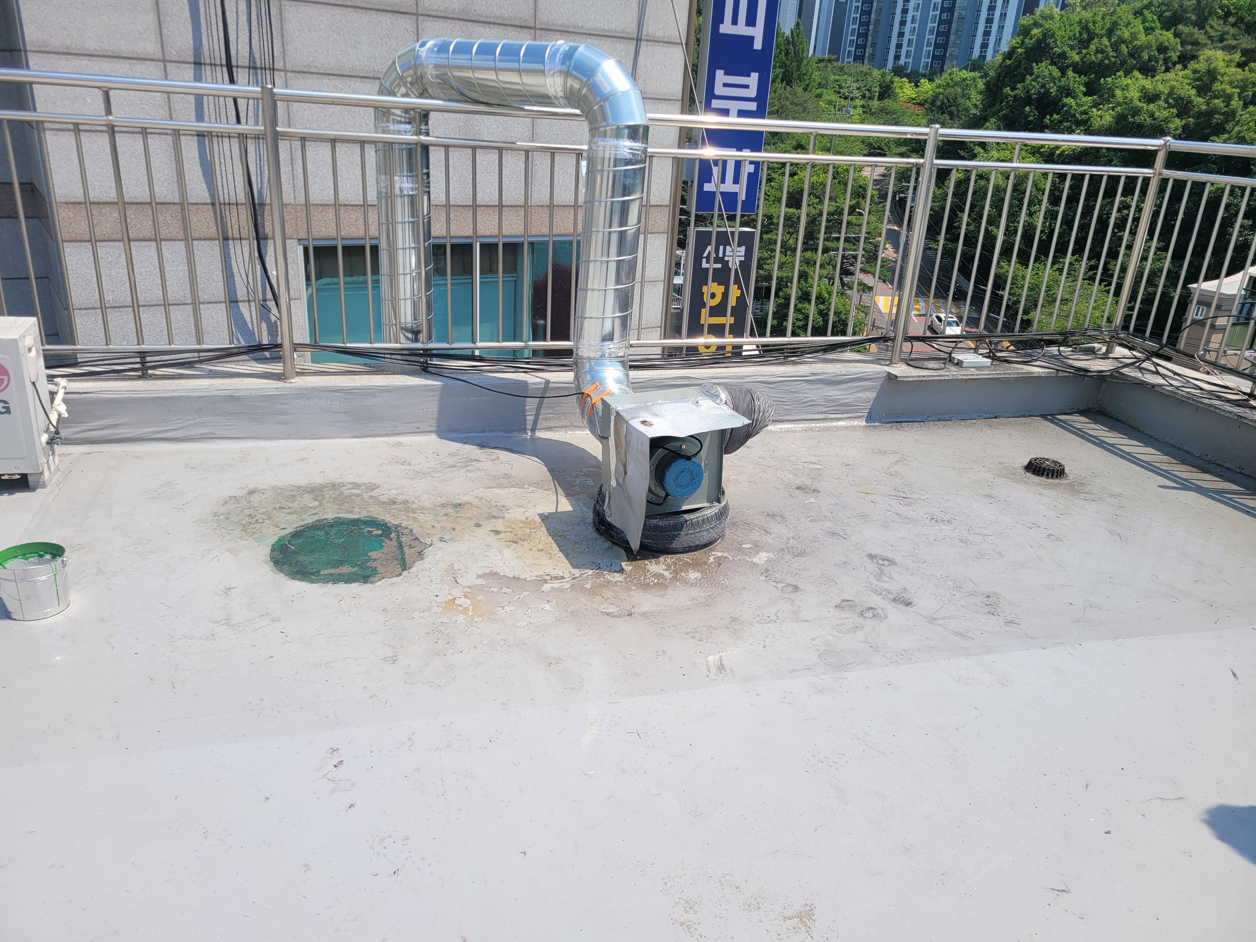 상록신봉종합상가 시설물 재도장
