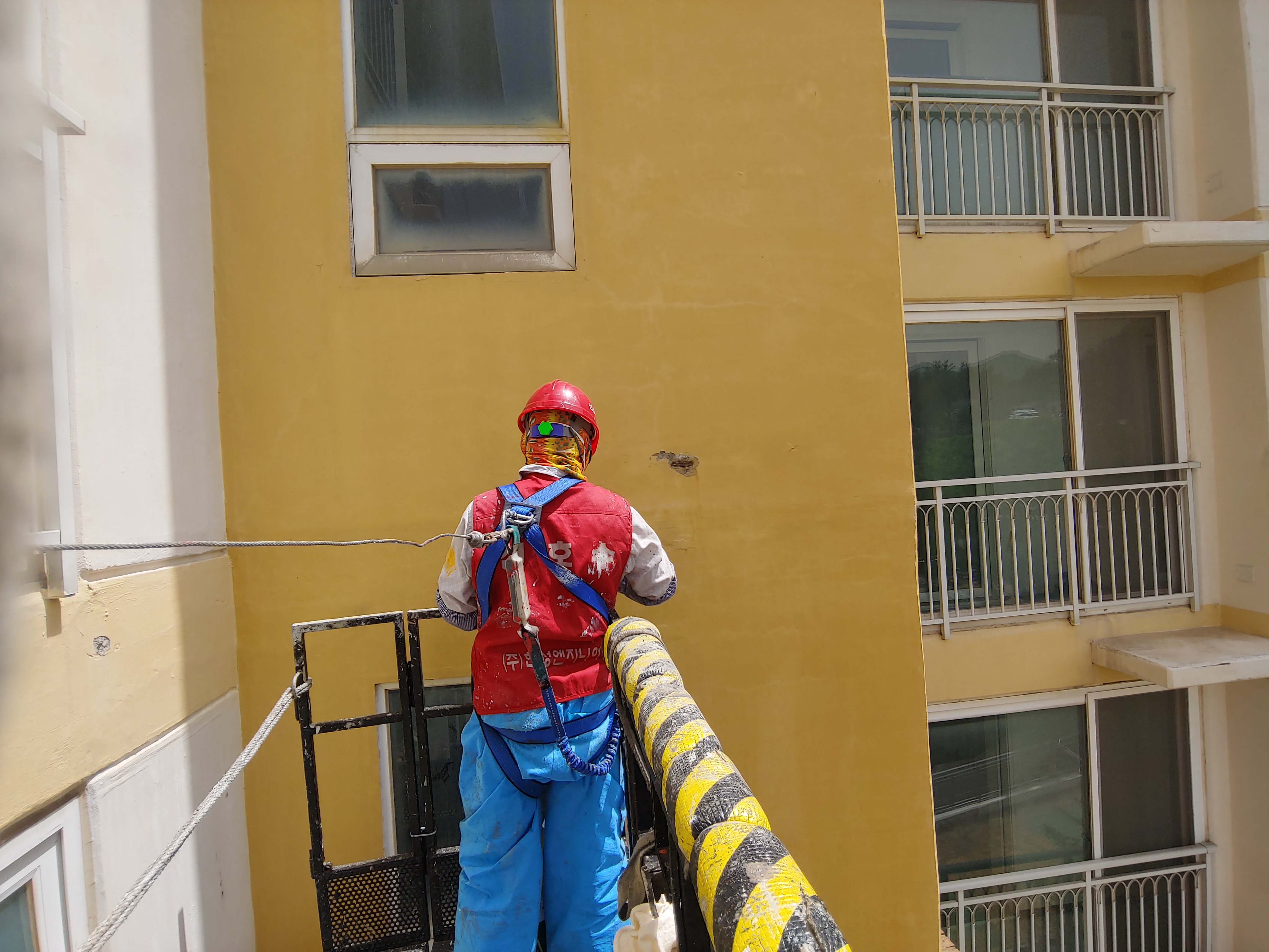 GS칼테스 — 사택 도장