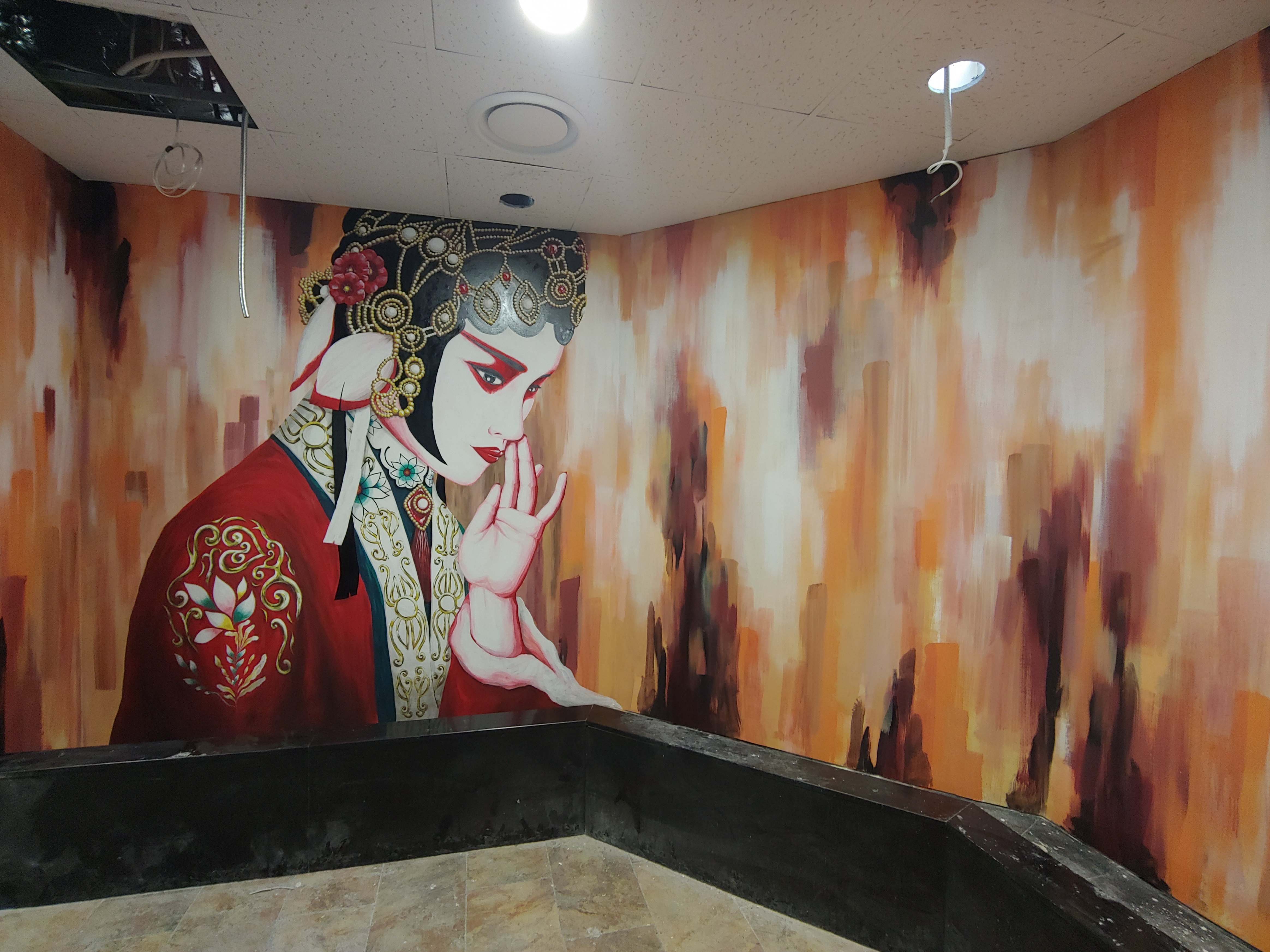 테이스트&테이스트 — 레스토랑 포인트 벽화