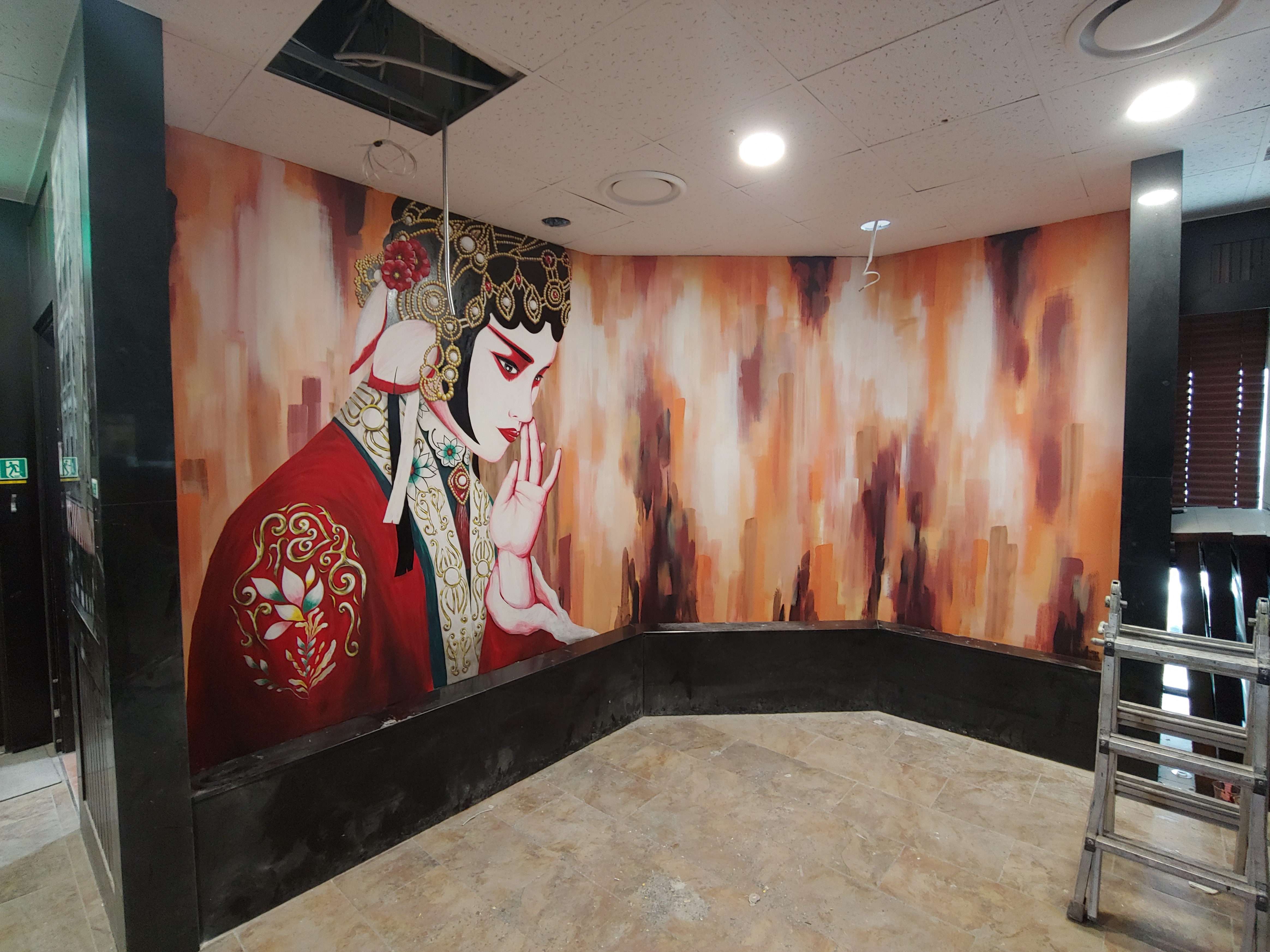 테이스트&테이스트 — 레스토랑 포인트 벽화