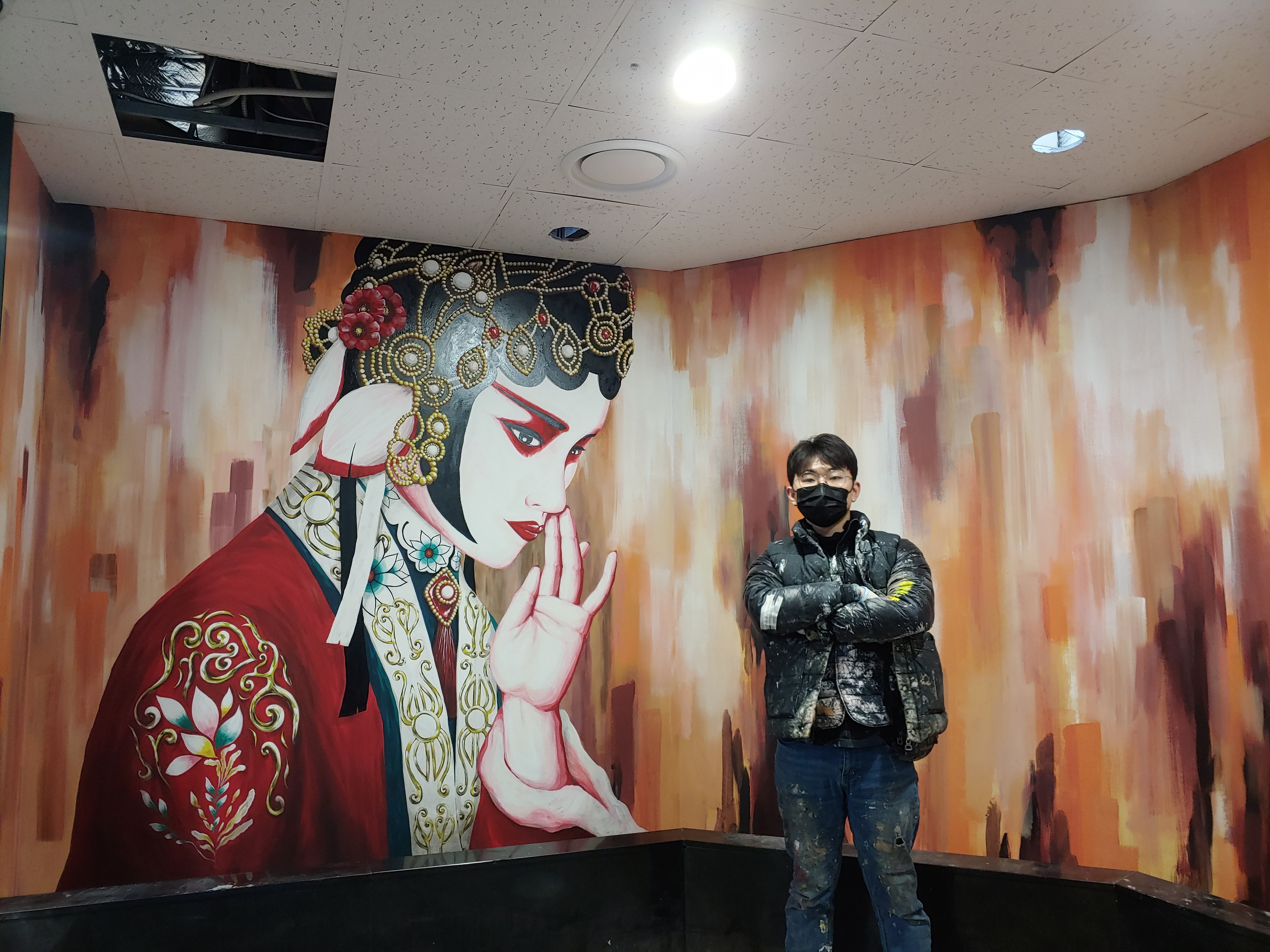 테이스트&테이스트 — 레스토랑 포인트 벽화