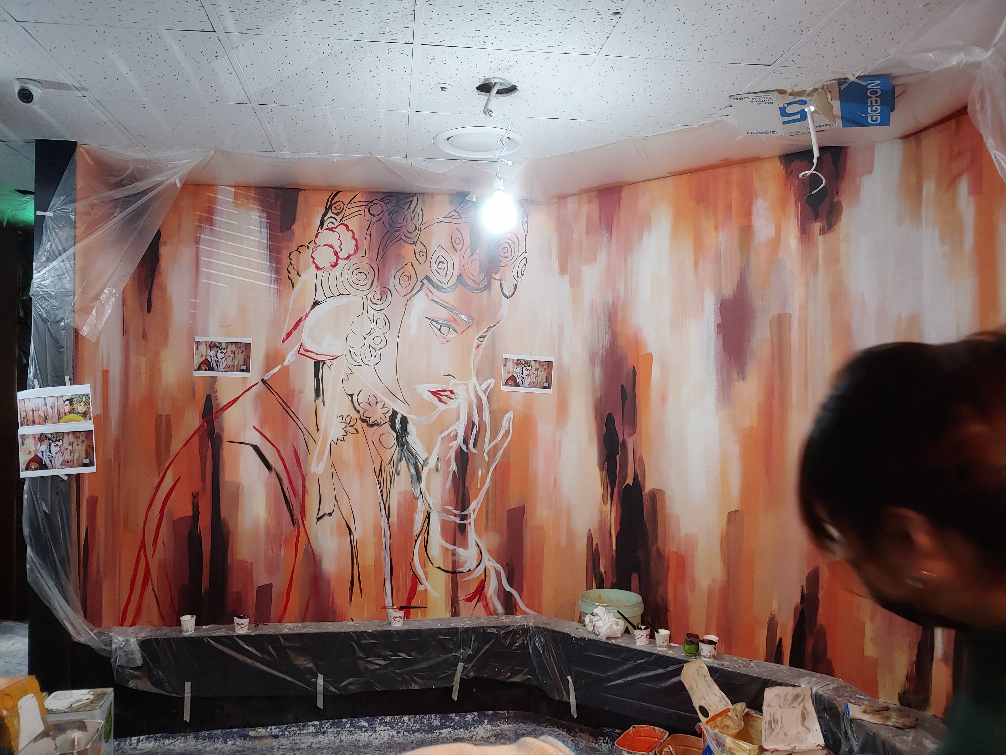 테이스트&테이스트 — 레스토랑 포인트 벽화