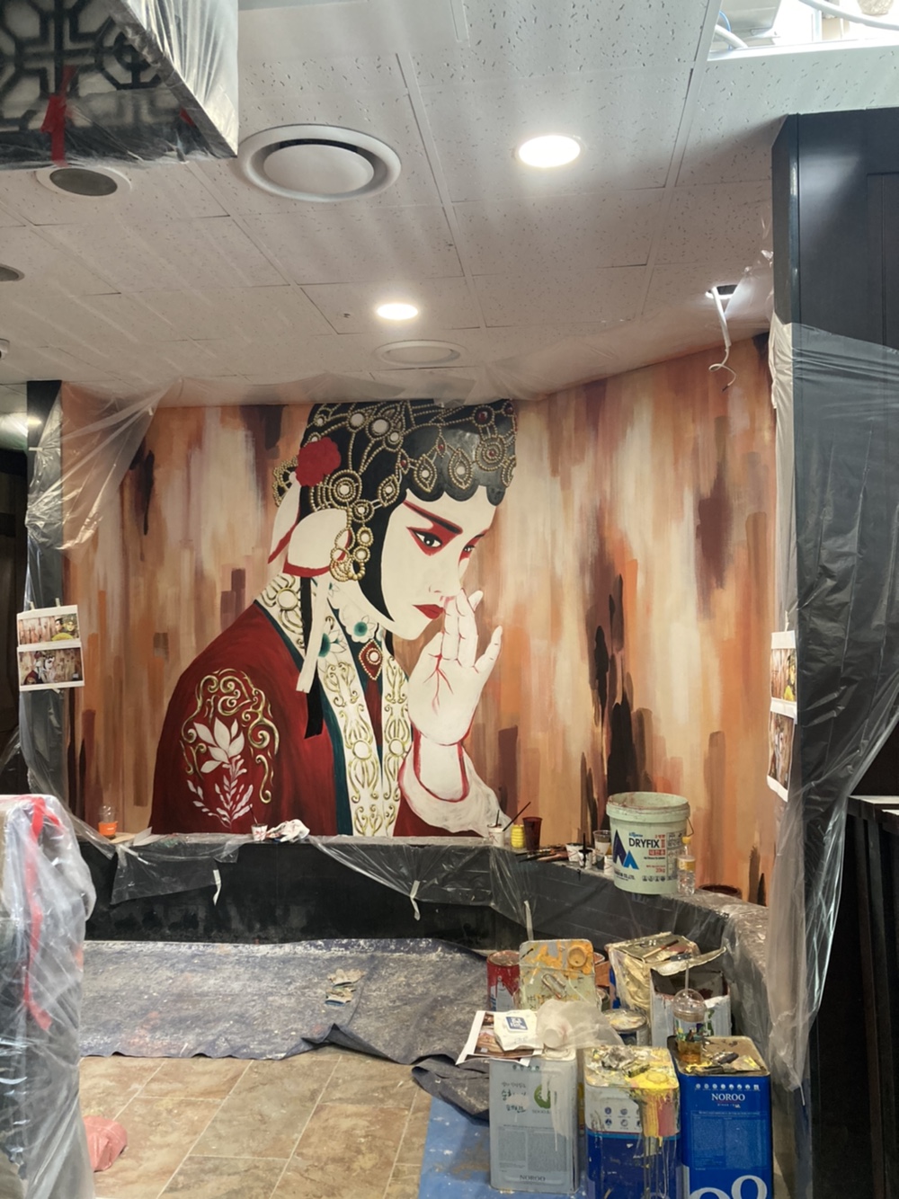 테이스트&테이스트 — 레스토랑 포인트 벽화