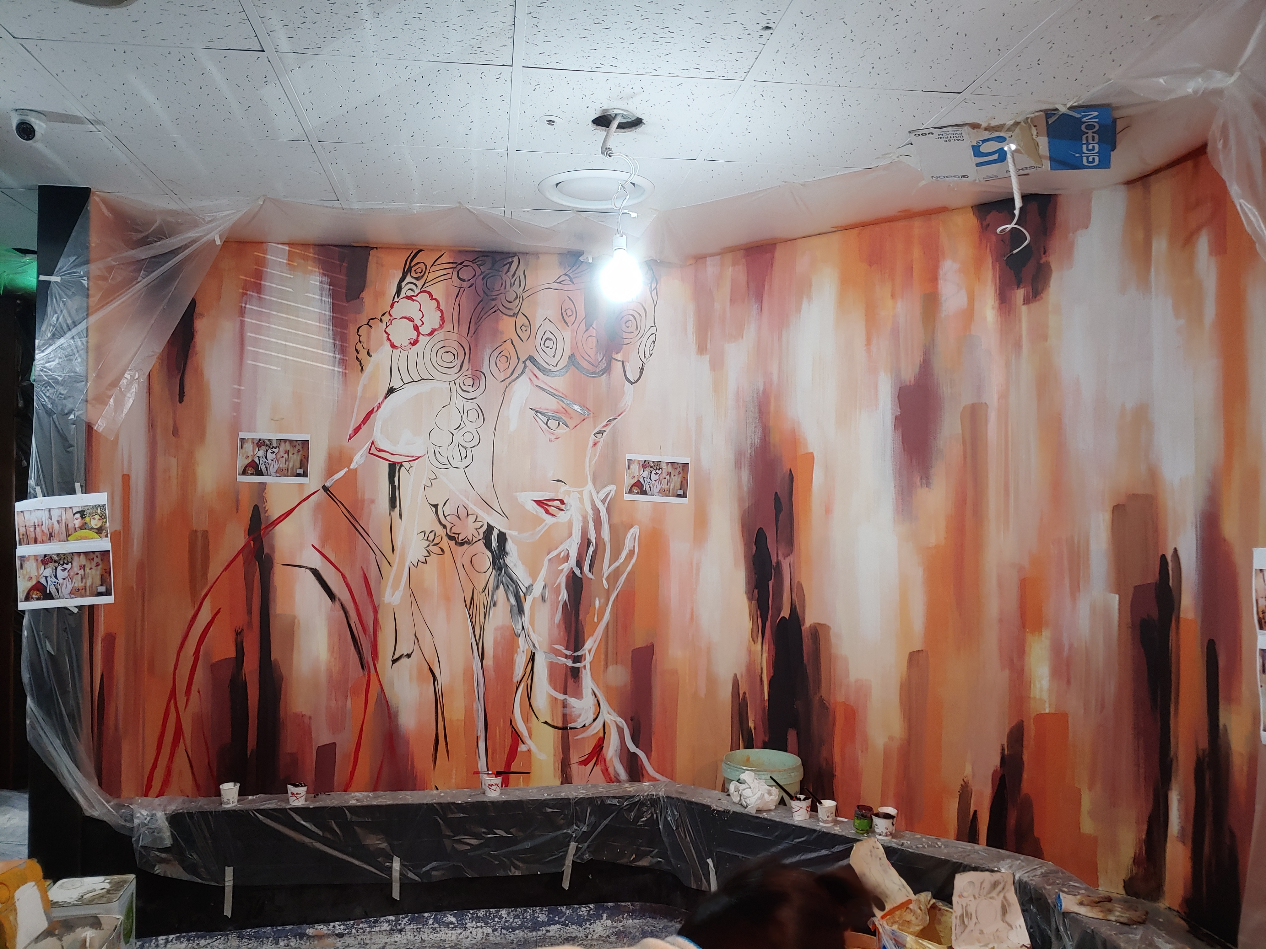 테이스트&테이스트 — 레스토랑 포인트 벽화