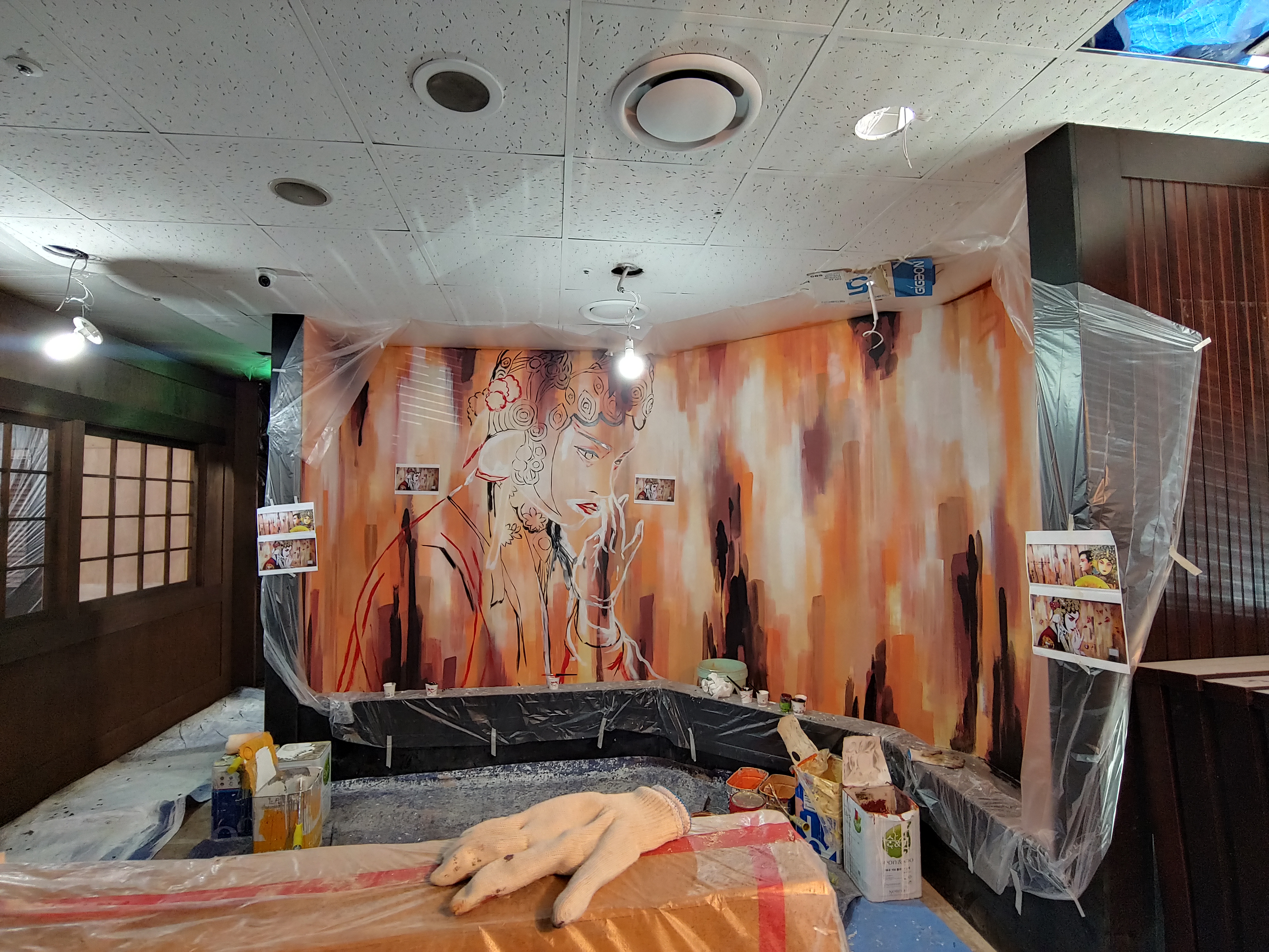 테이스트&테이스트 — 레스토랑 포인트 벽화