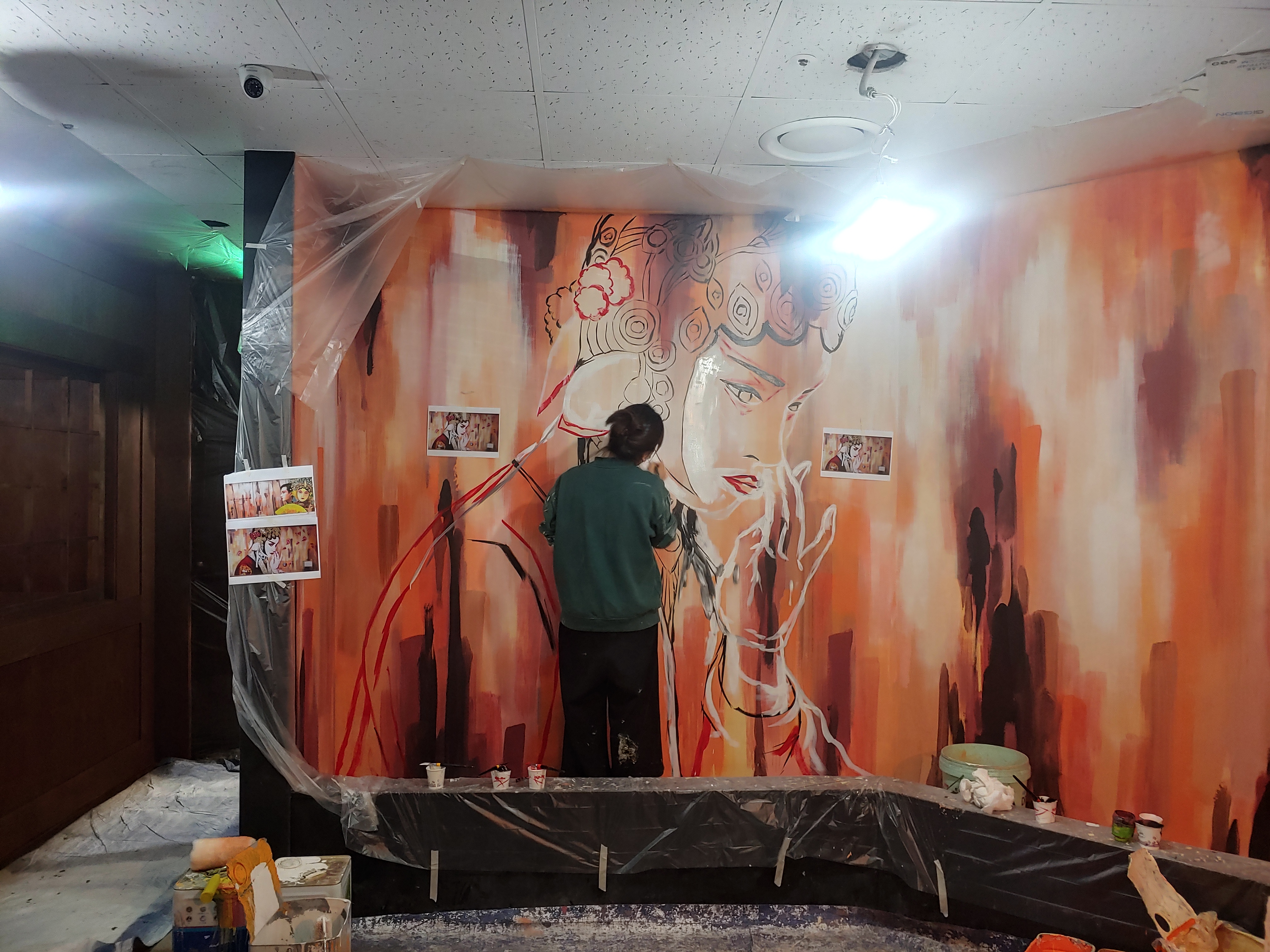 테이스트&테이스트 — 레스토랑 포인트 벽화