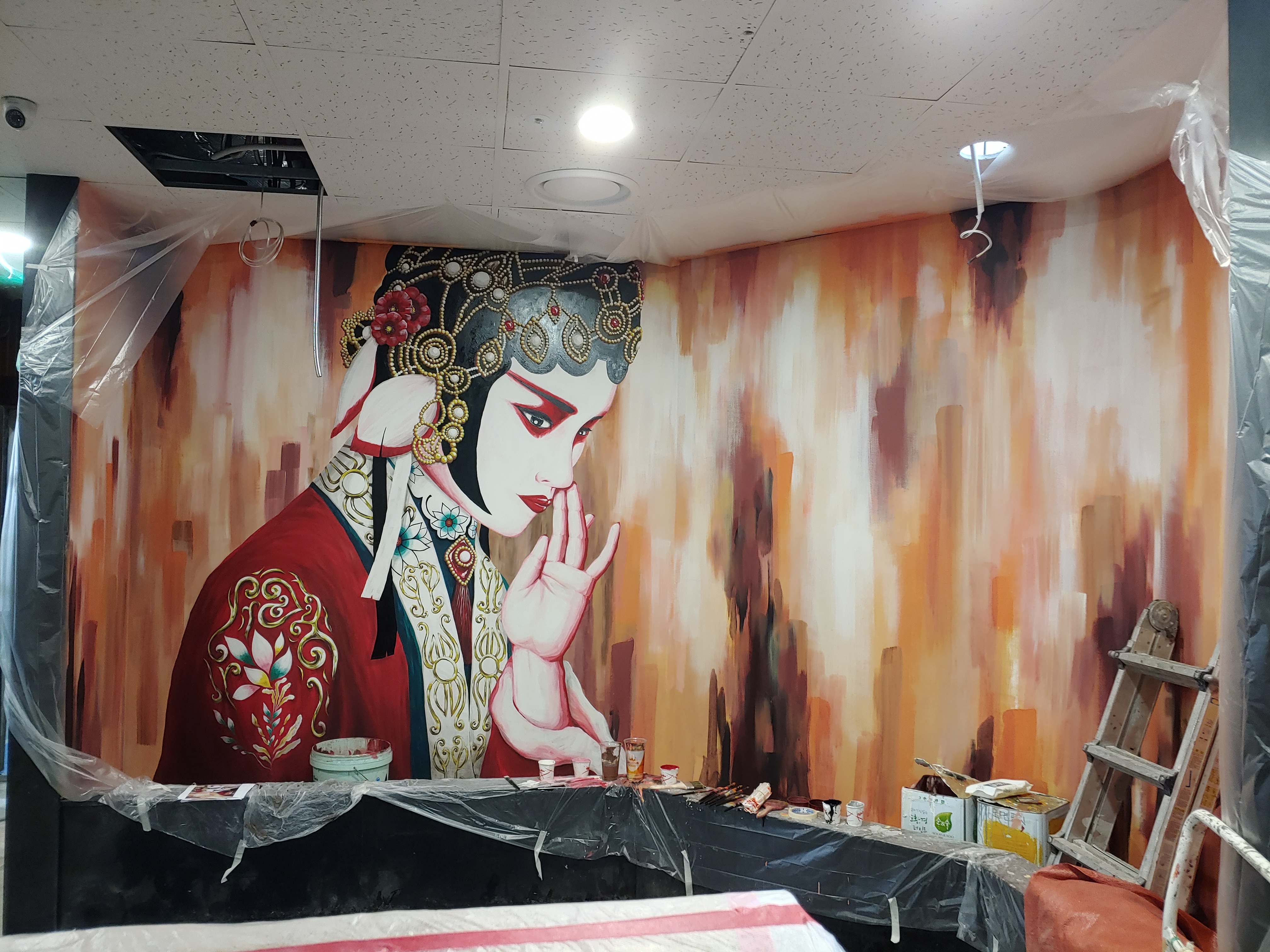 테이스트&테이스트 — 레스토랑 포인트 벽화