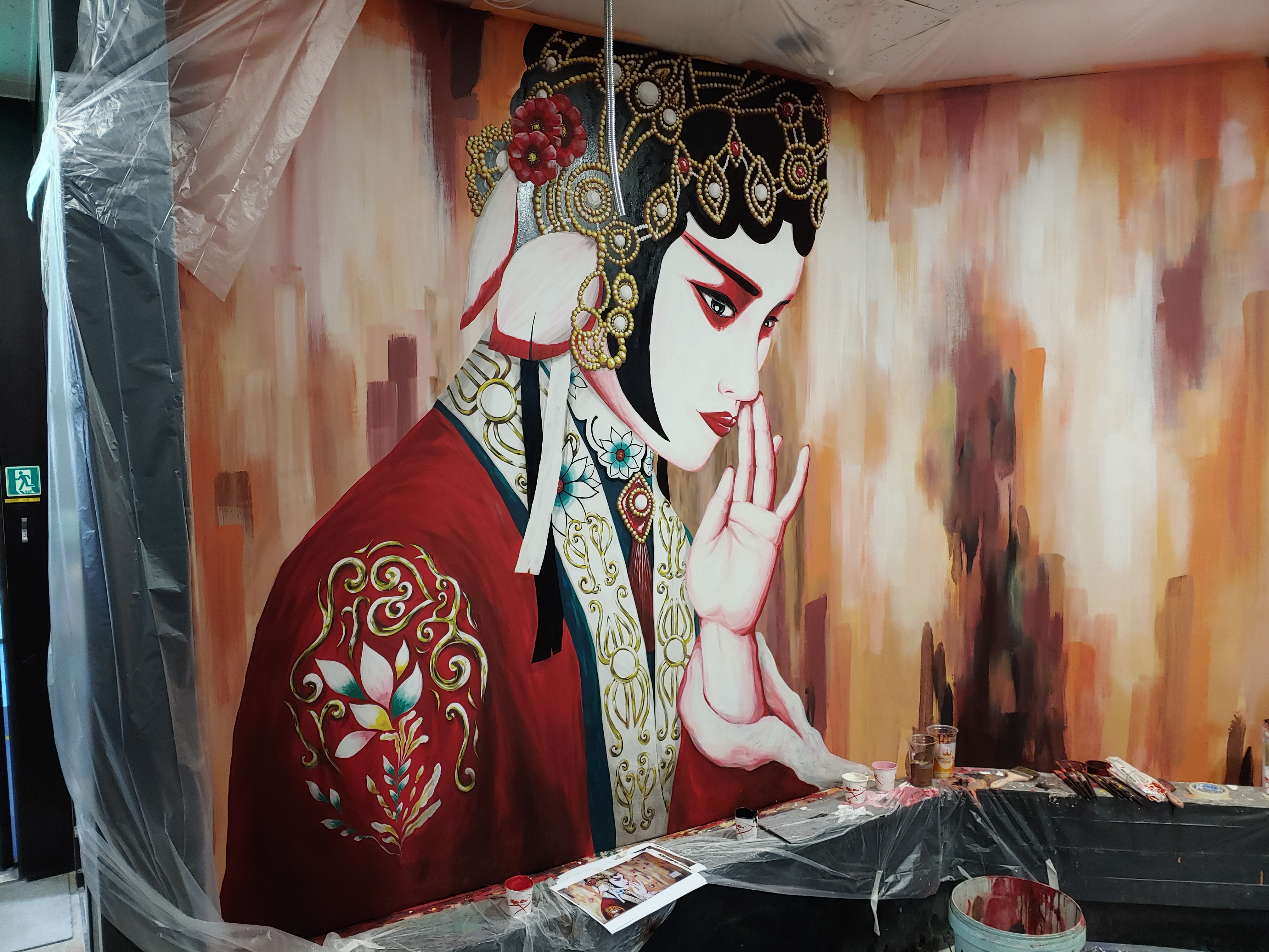 테이스트&테이스트 — 레스토랑 포인트 벽화