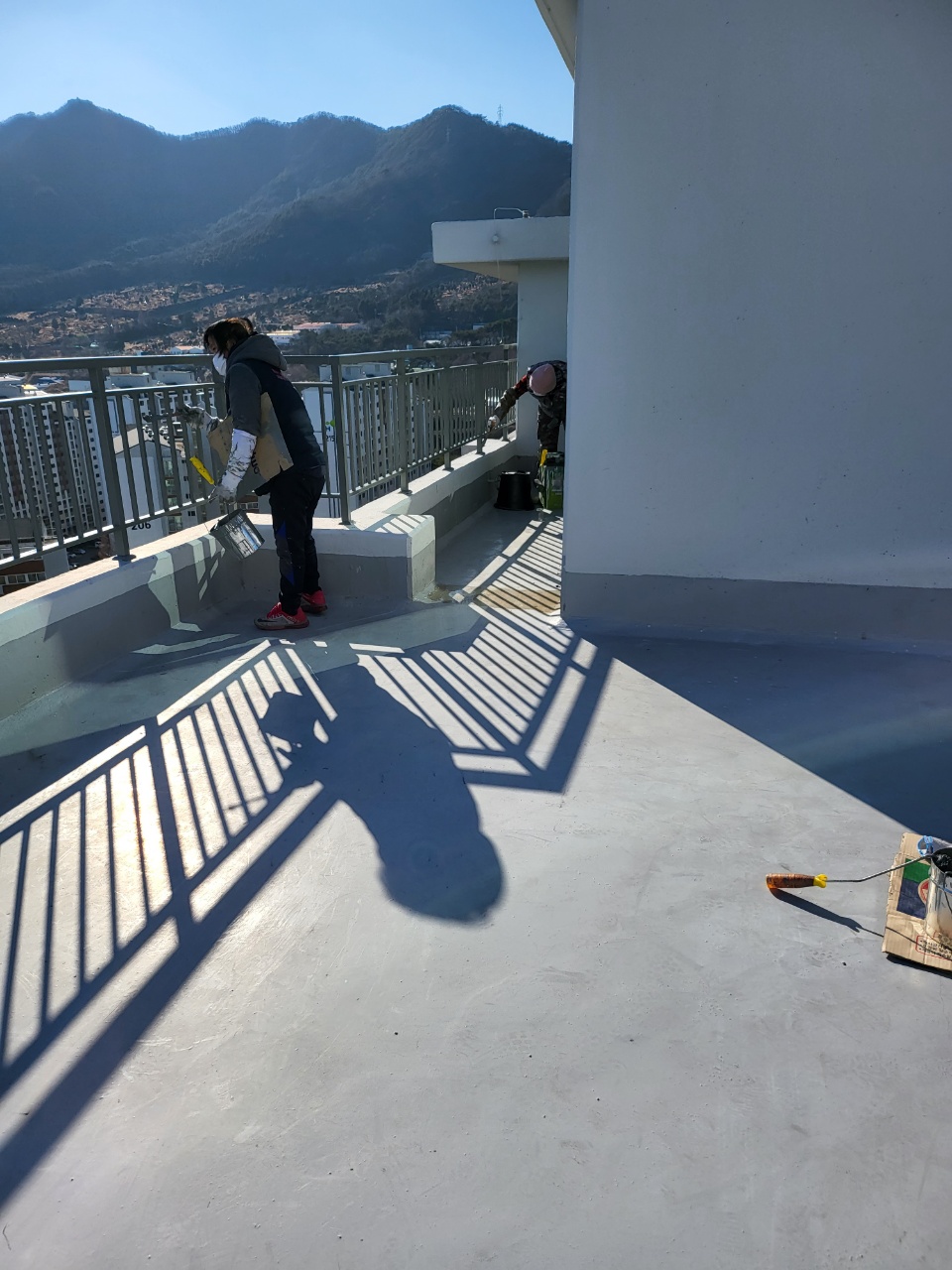 정관이지더원 아파트 — 외부 재도장