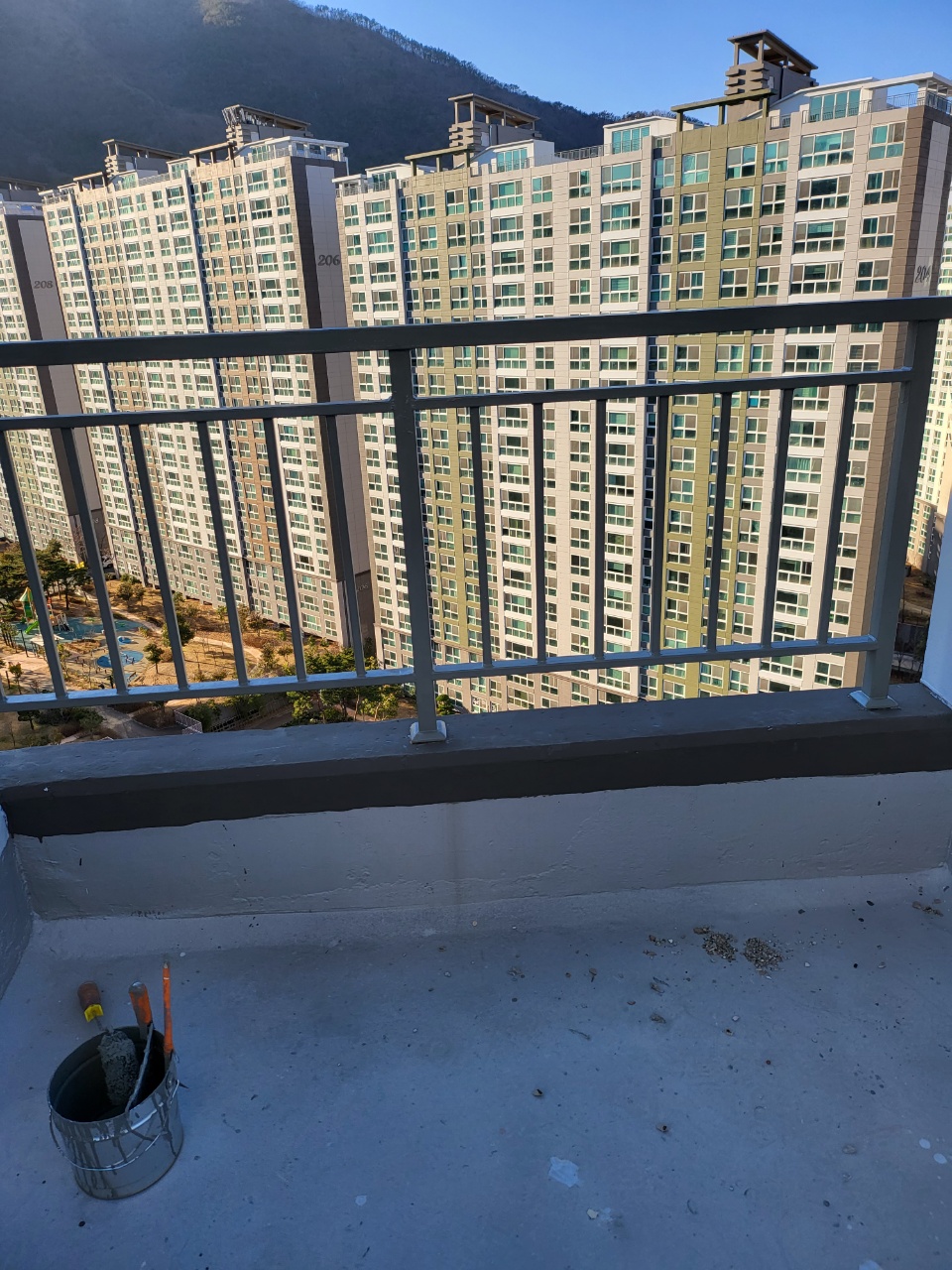 정관이지더원 아파트 — 외부 재도장