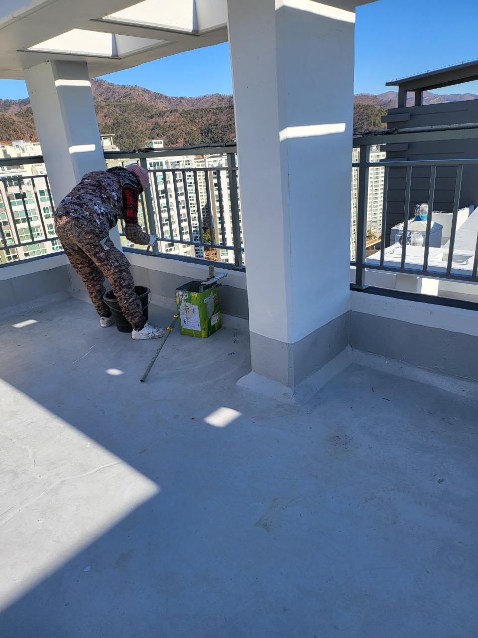 정관이지더원 아파트 — 외부 재도장