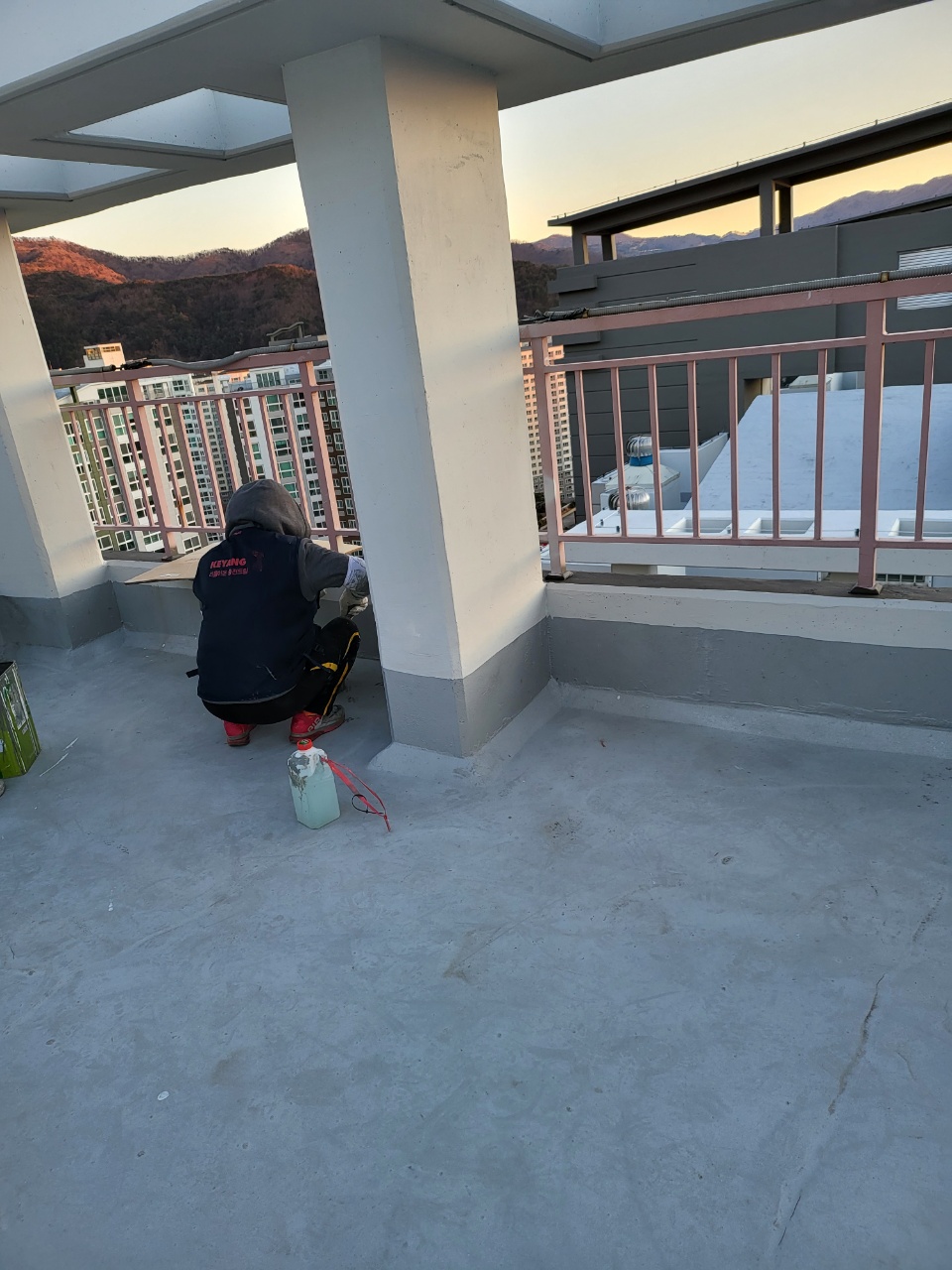 정관이지더원 아파트 — 외부 재도장