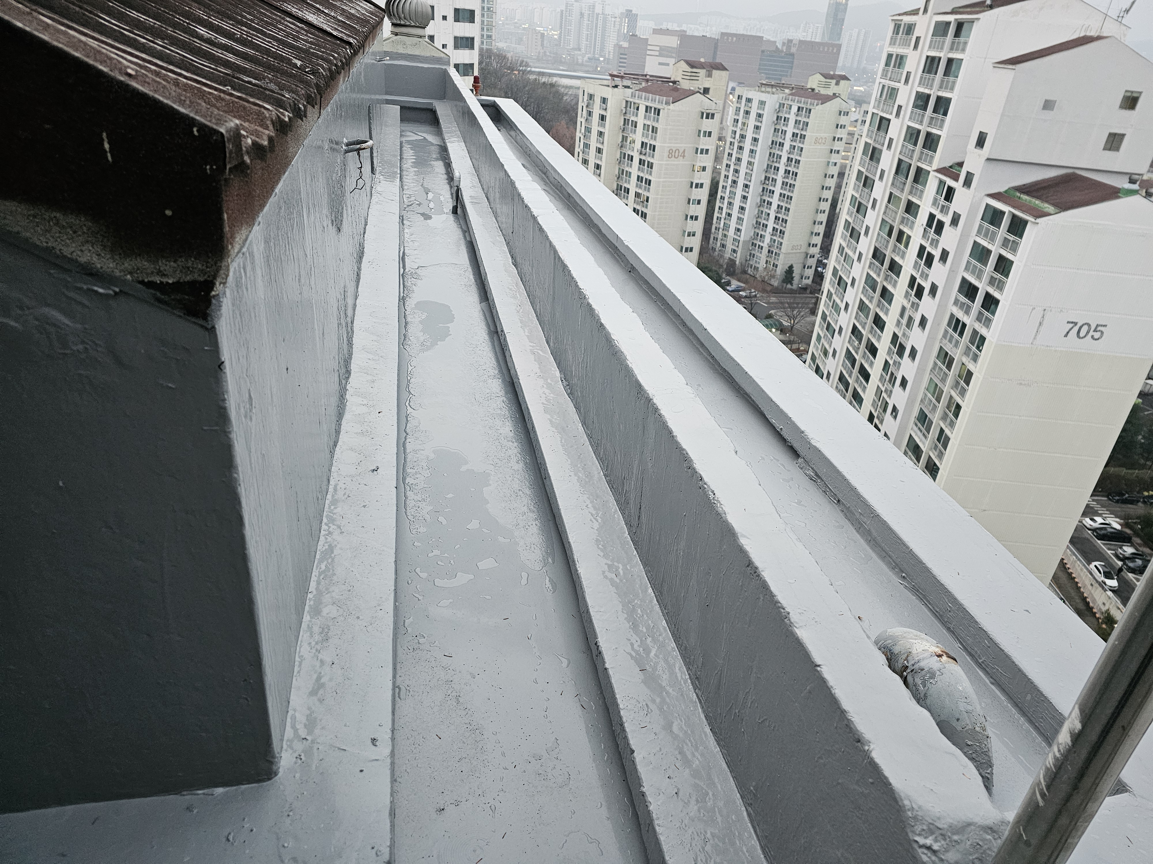 도담마을 푸르지오6차 관리사무소 — 아파트 옥상