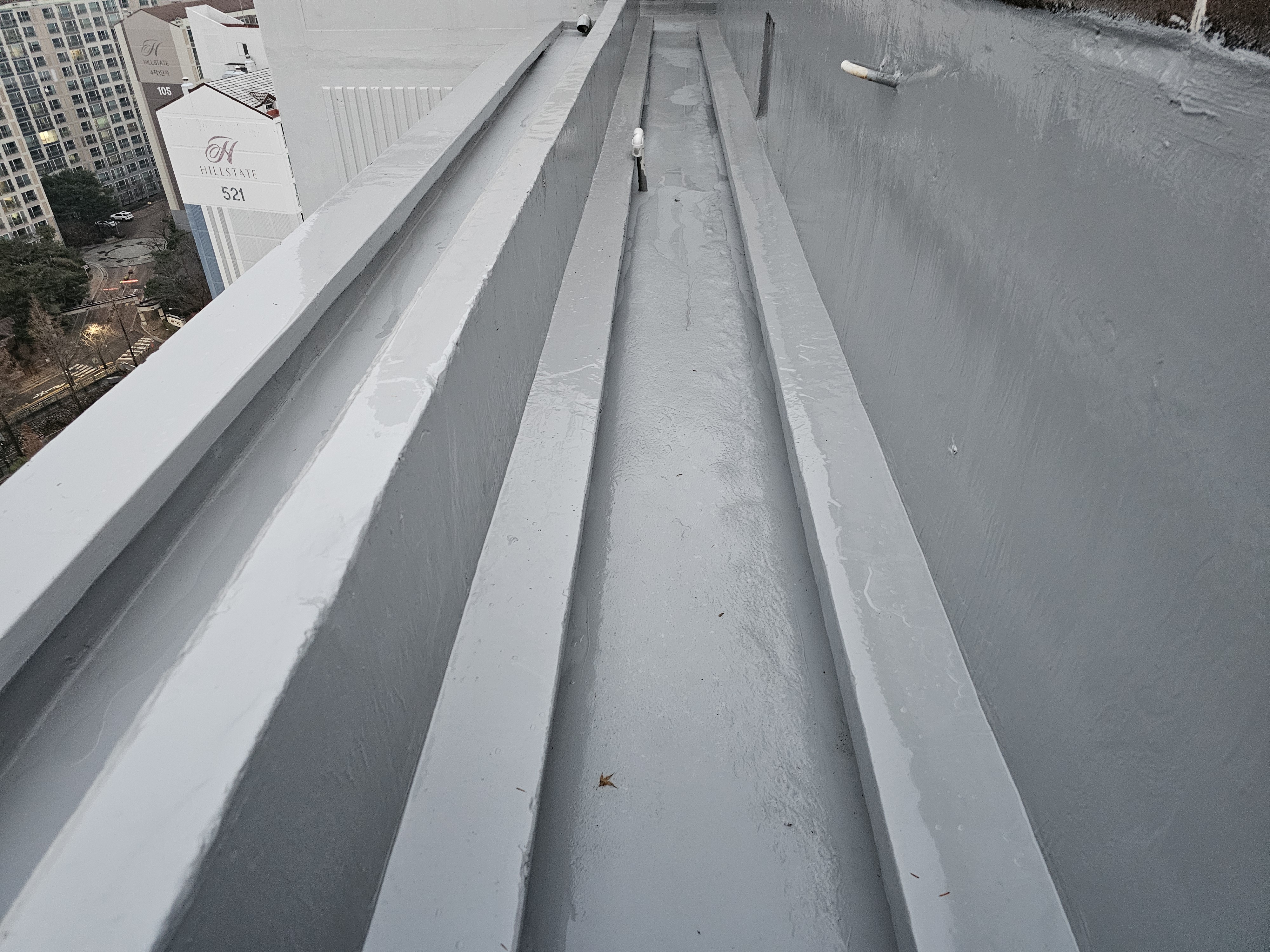 도담마을 푸르지오6차 관리사무소 — 아파트 옥상